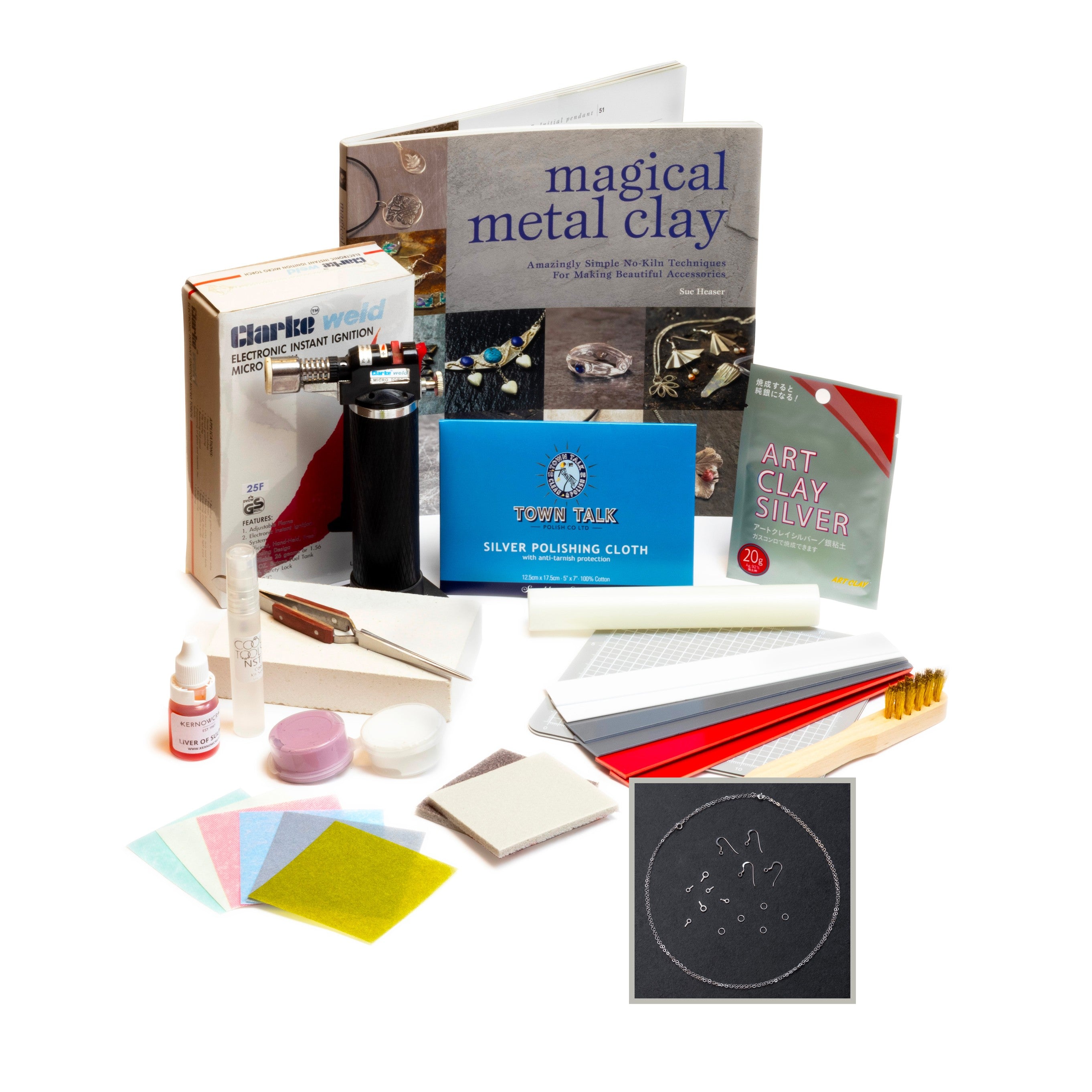 Deluxe Silver Clay Jewellery Making Kit