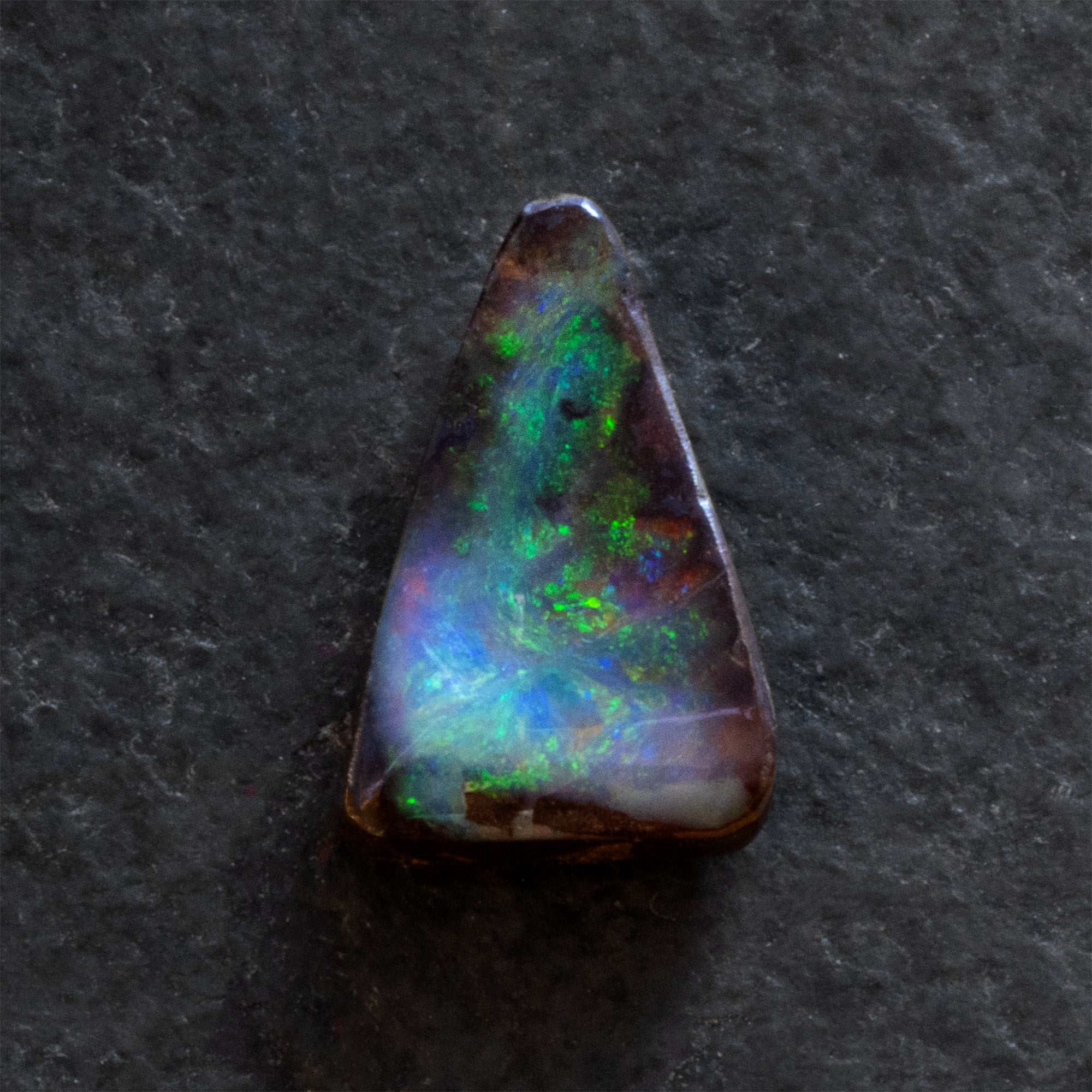 Freeform Australian Boulder Opal Approx 11.5x7.5mm