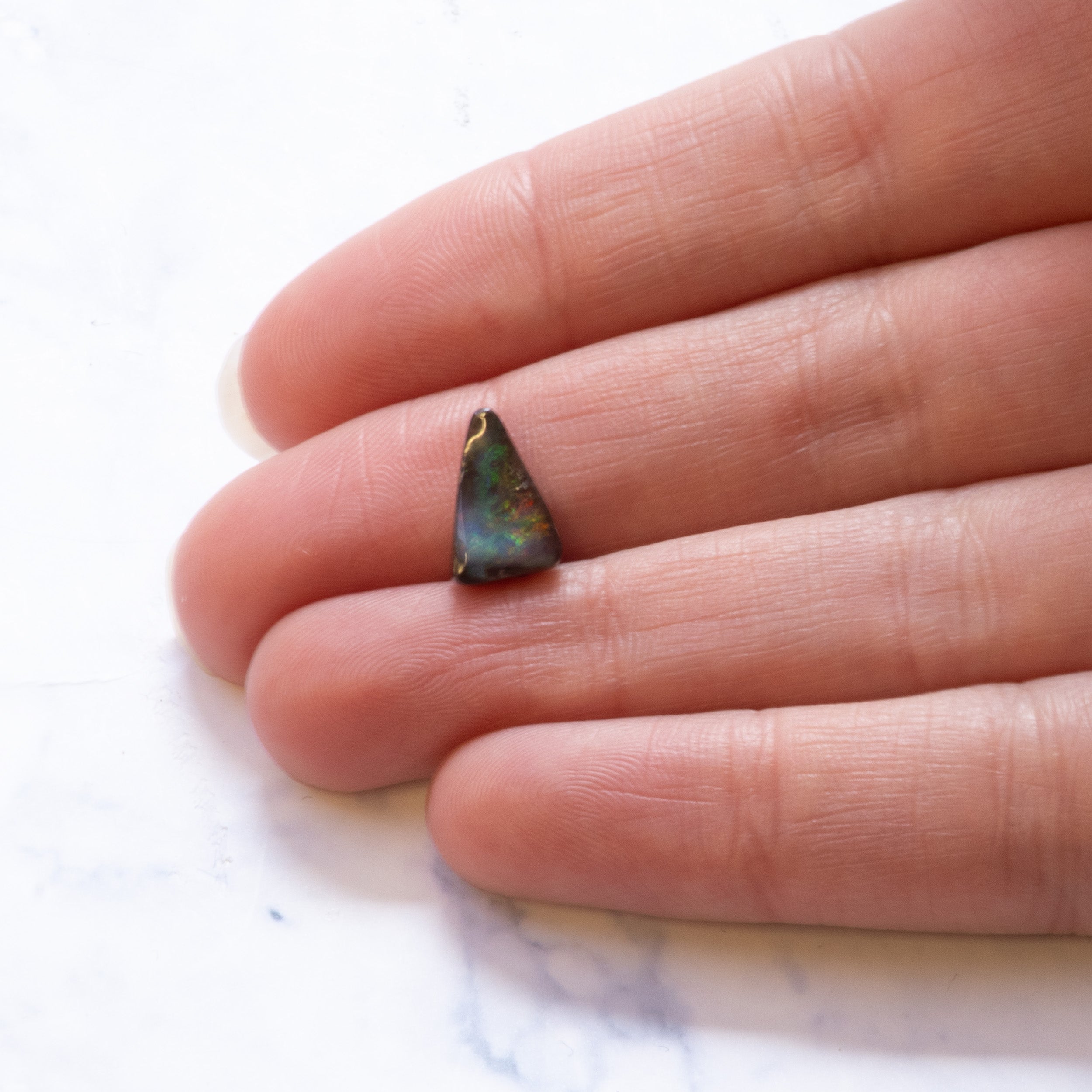 Freeform Australian Boulder Opal Approx 11.5x7.5mm