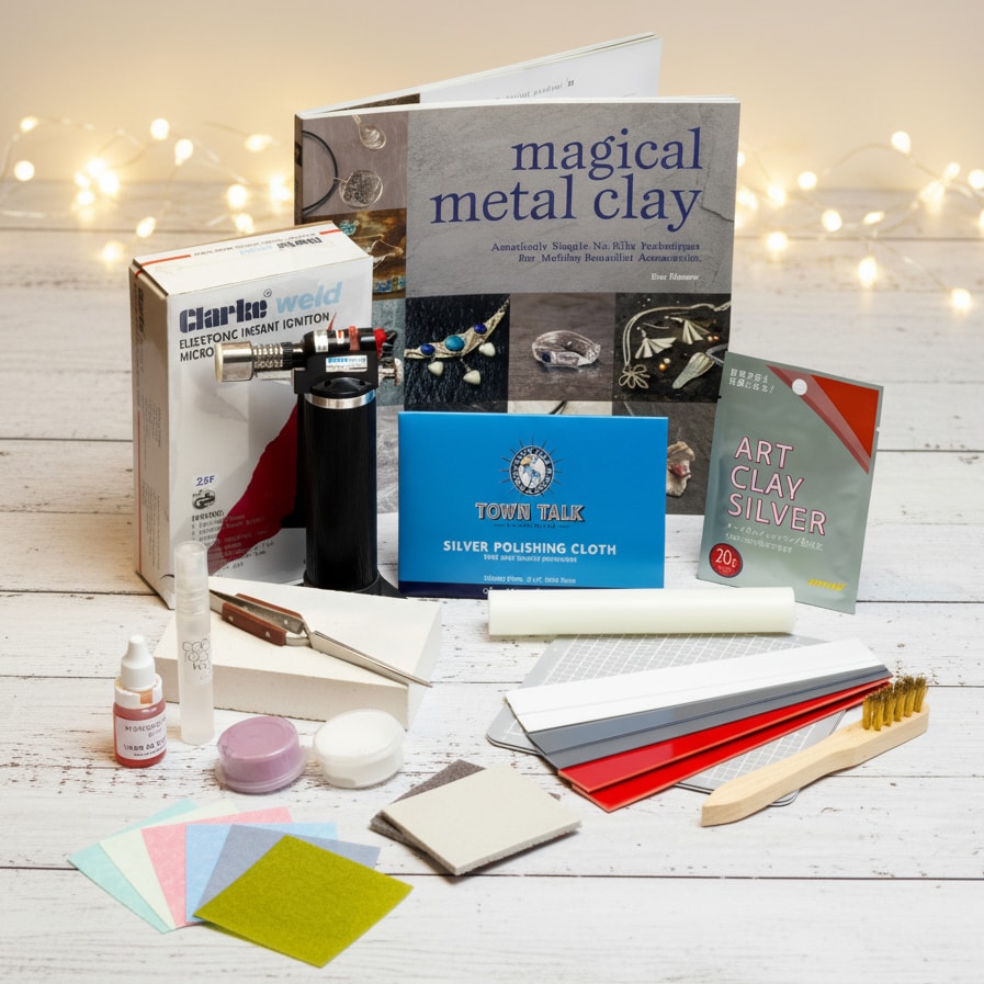Deluxe Silver Clay Jewellery Making Kit