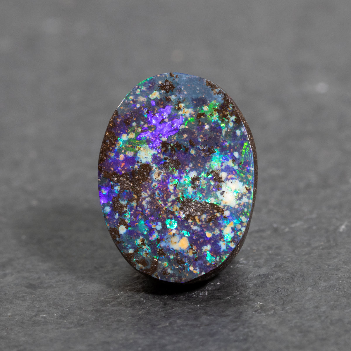 Australian Boulder Freeform Opal Cabochon 15.5x11.5mm
