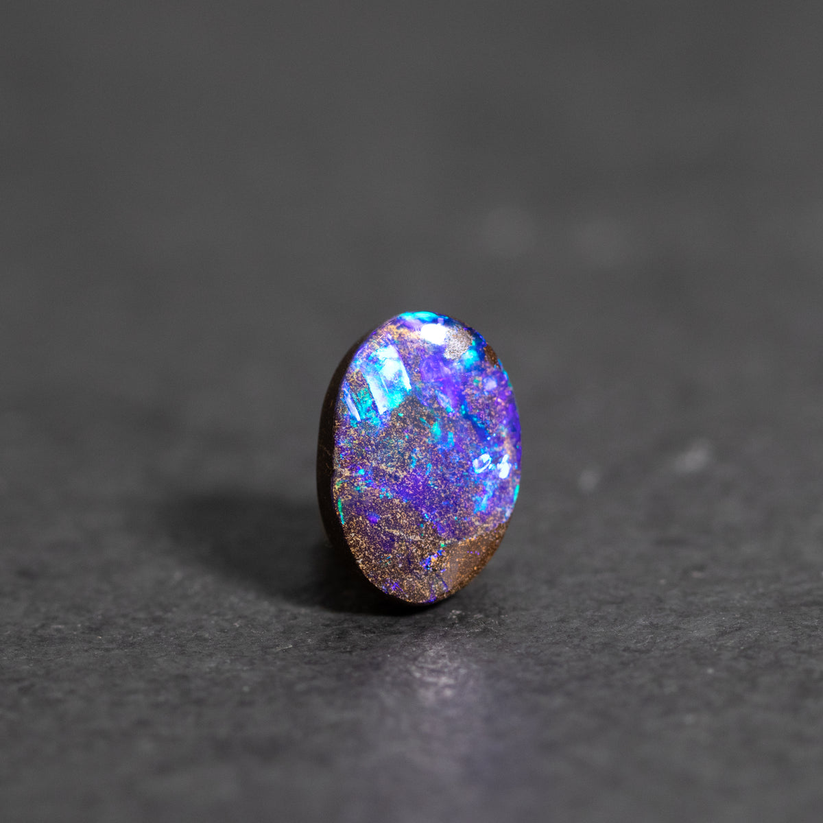Australian Boulder Freeform Opal Cabochon 11.5x8mm
