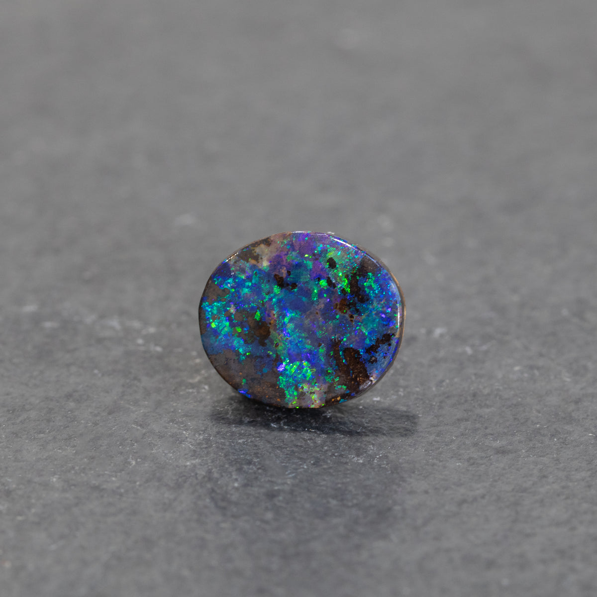 Australian Boulder Freeform Opal Cabochon 12x10.5mm