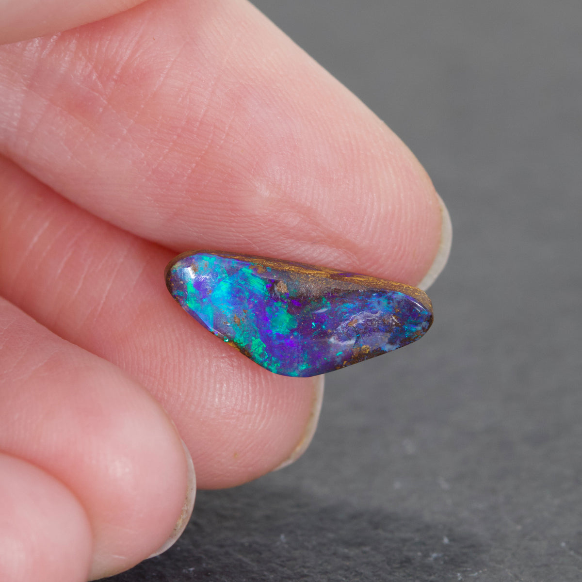 Australian Boulder Freeform Opal Cabochon 16x6mm