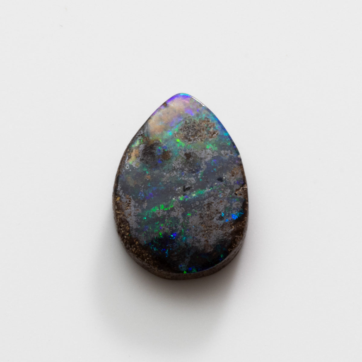Australian Boulder Freeform Opal Cabochon 12.5x9mm