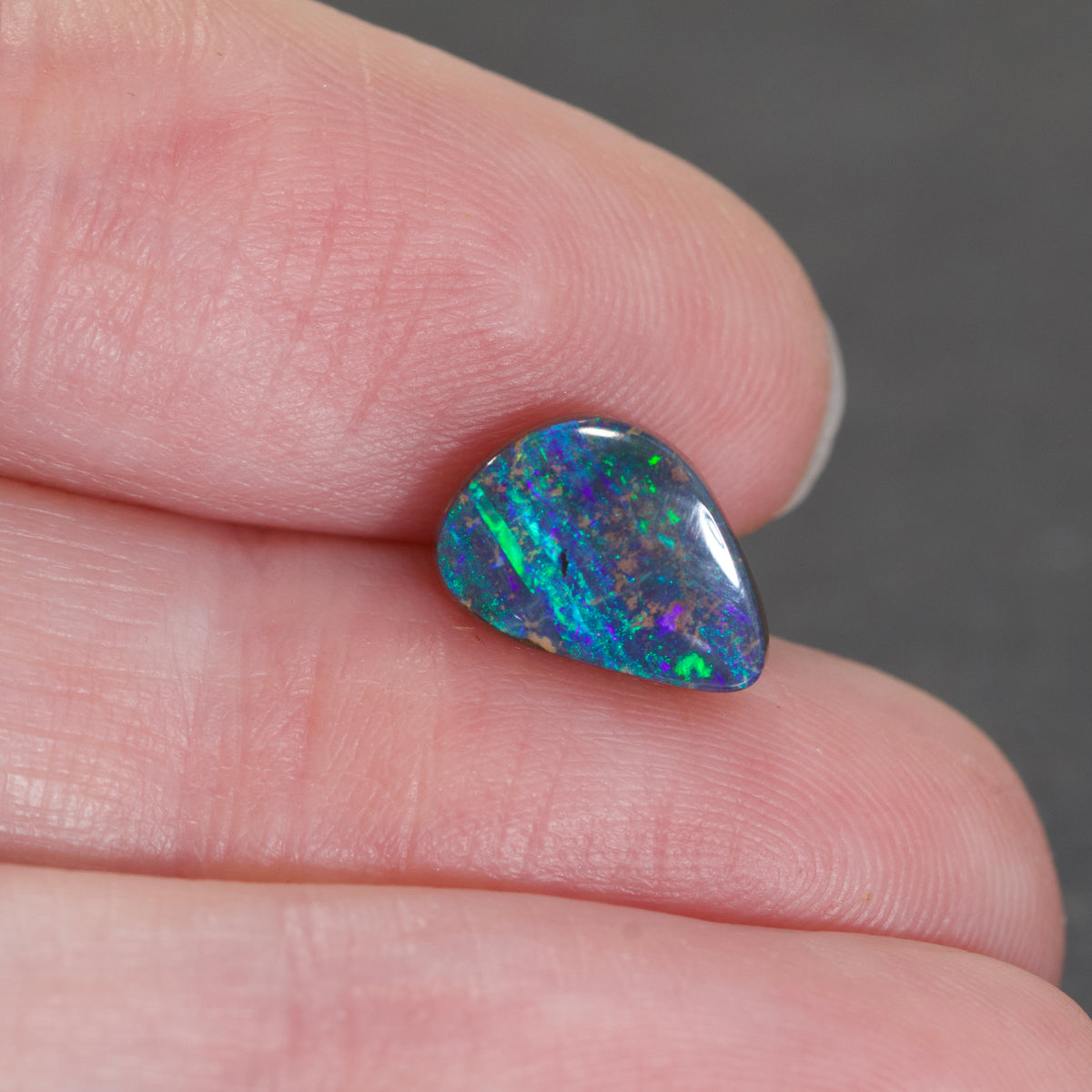 Australian Boulder Freeform Opal Cabochon 10x7mm