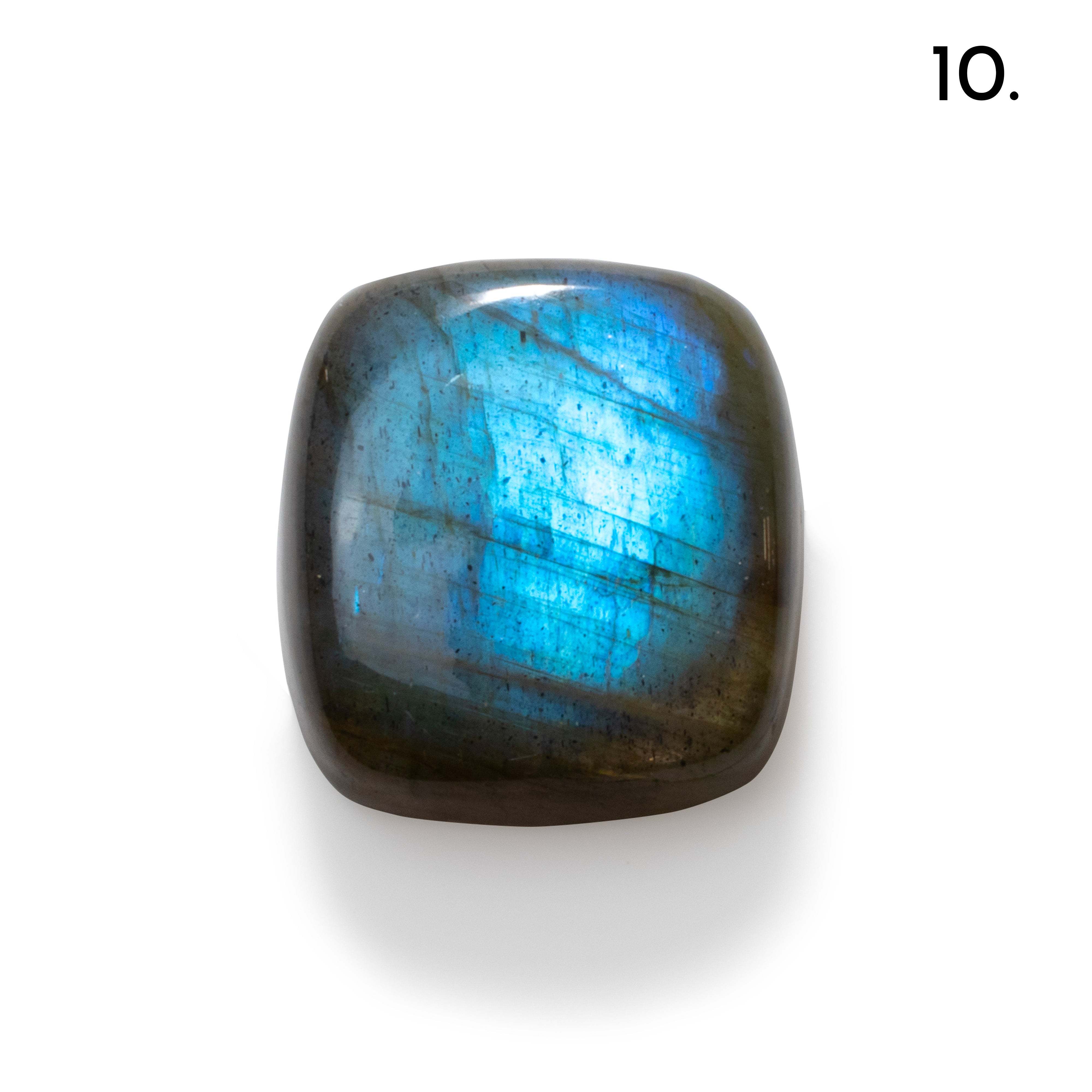 Blue Flash Labradorite Freeform Cabochons