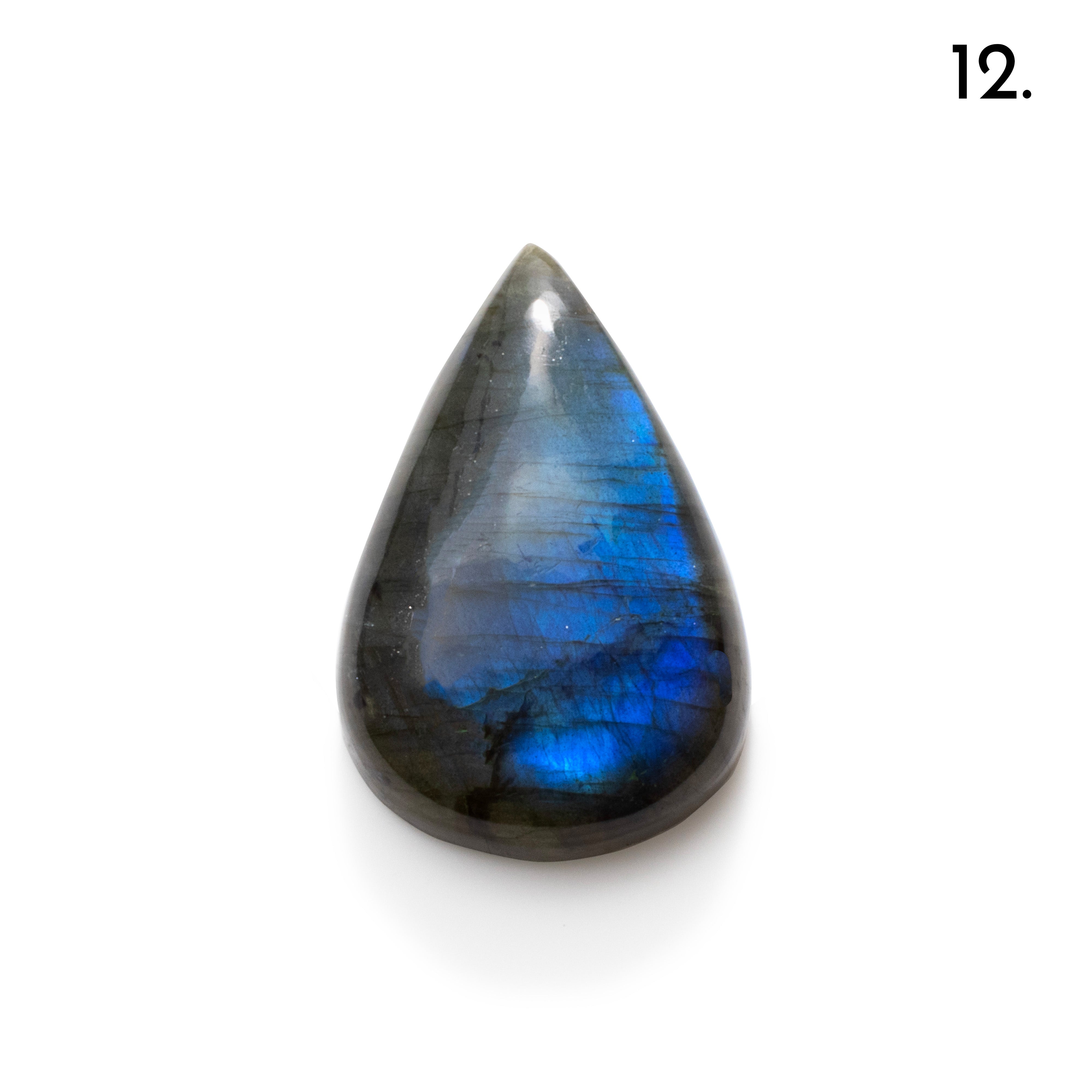 Blue Flash Labradorite Freeform Cabochons