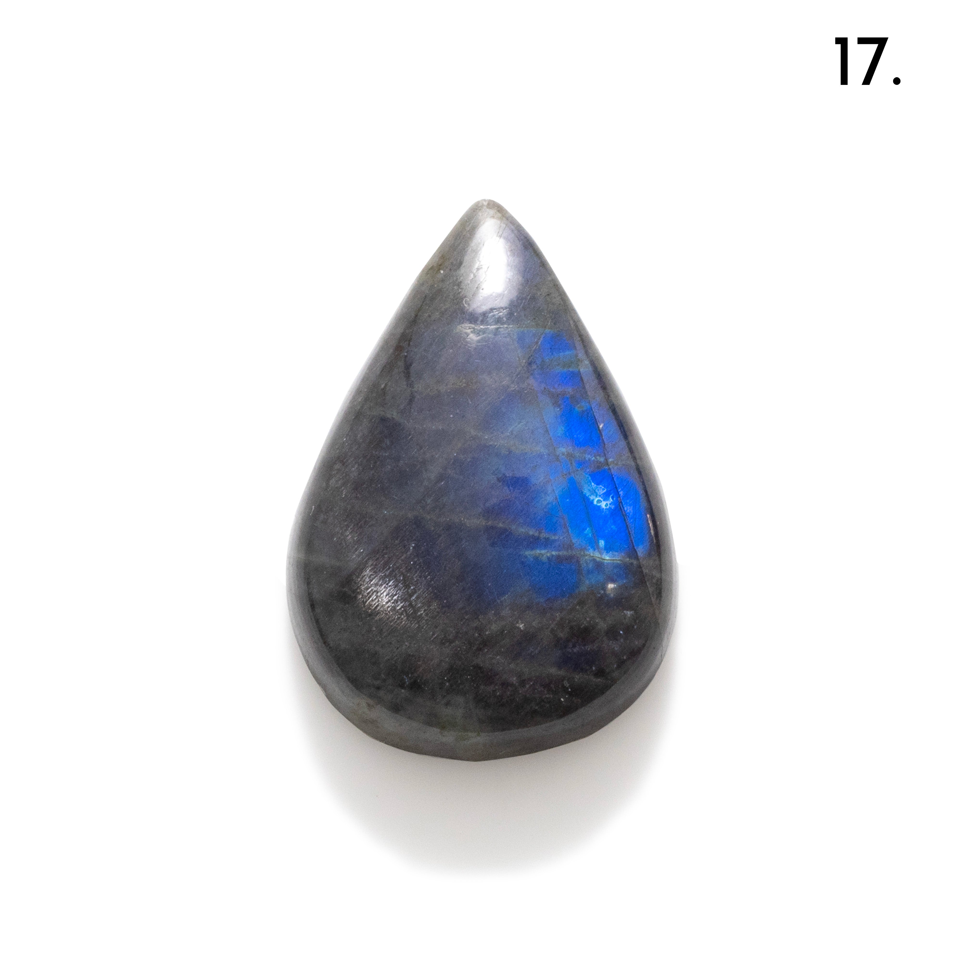 Blue Flash Labradorite Freeform Cabochons
