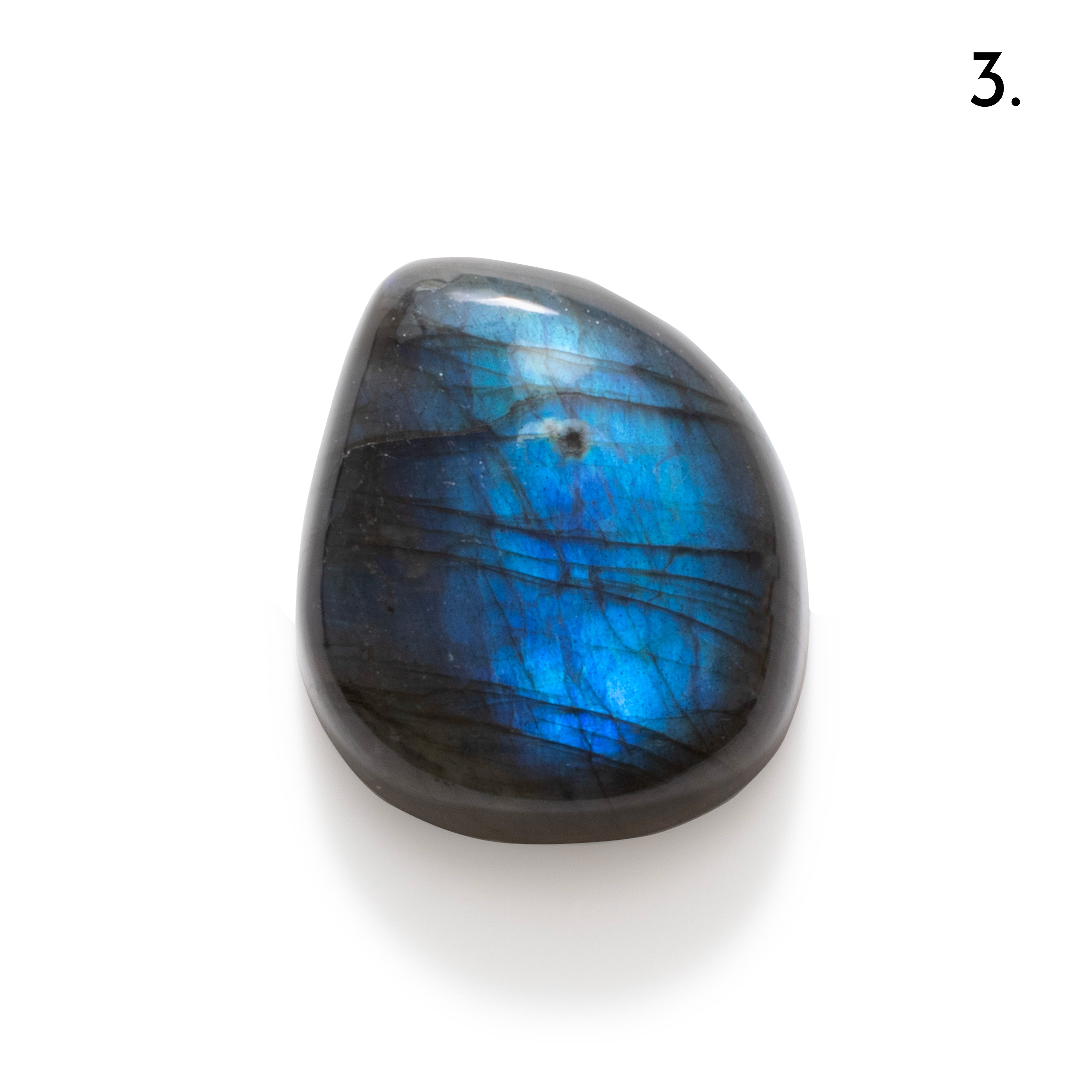 Blue Flash Labradorite Freeform Cabochons