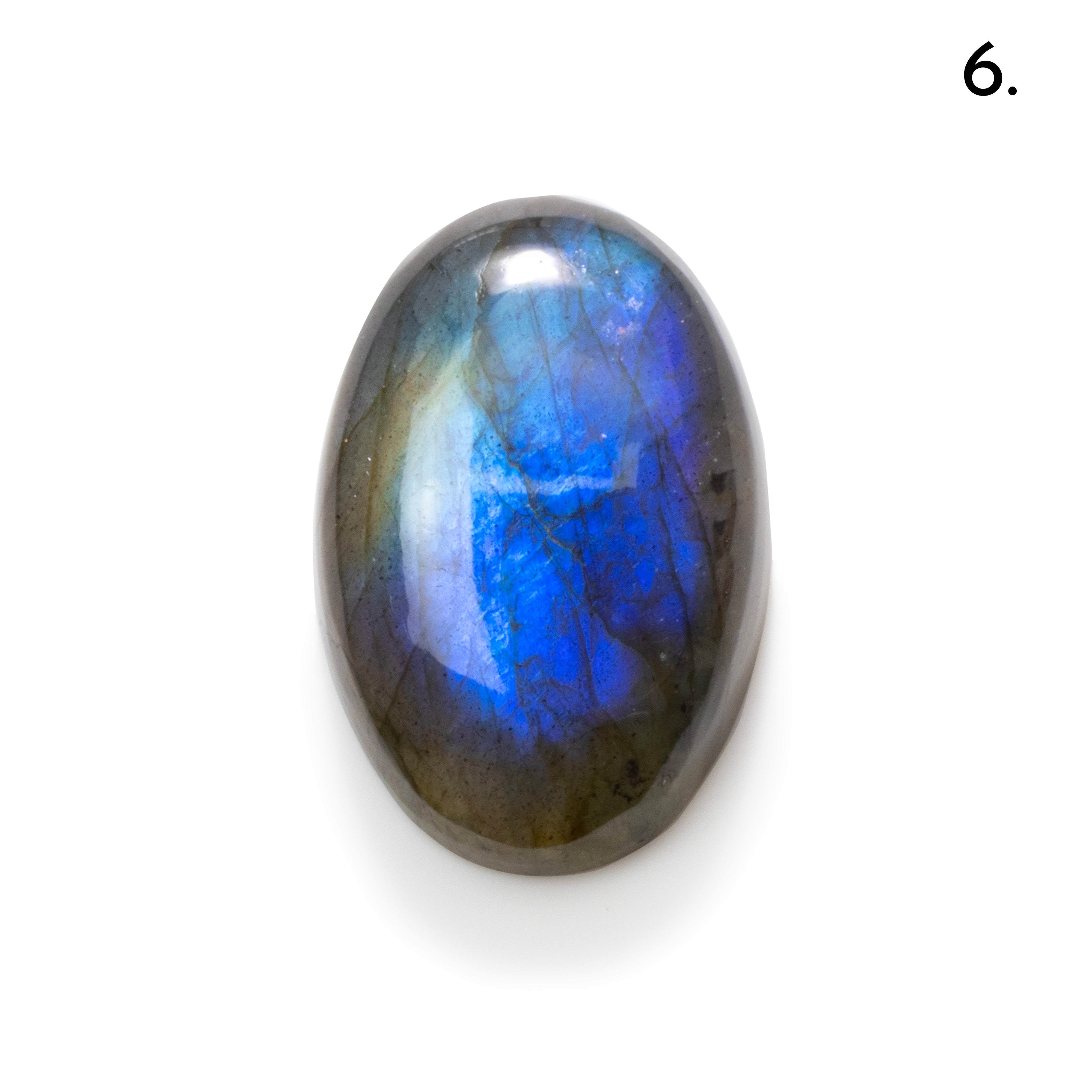 Blue Flash Labradorite Freeform Cabochons