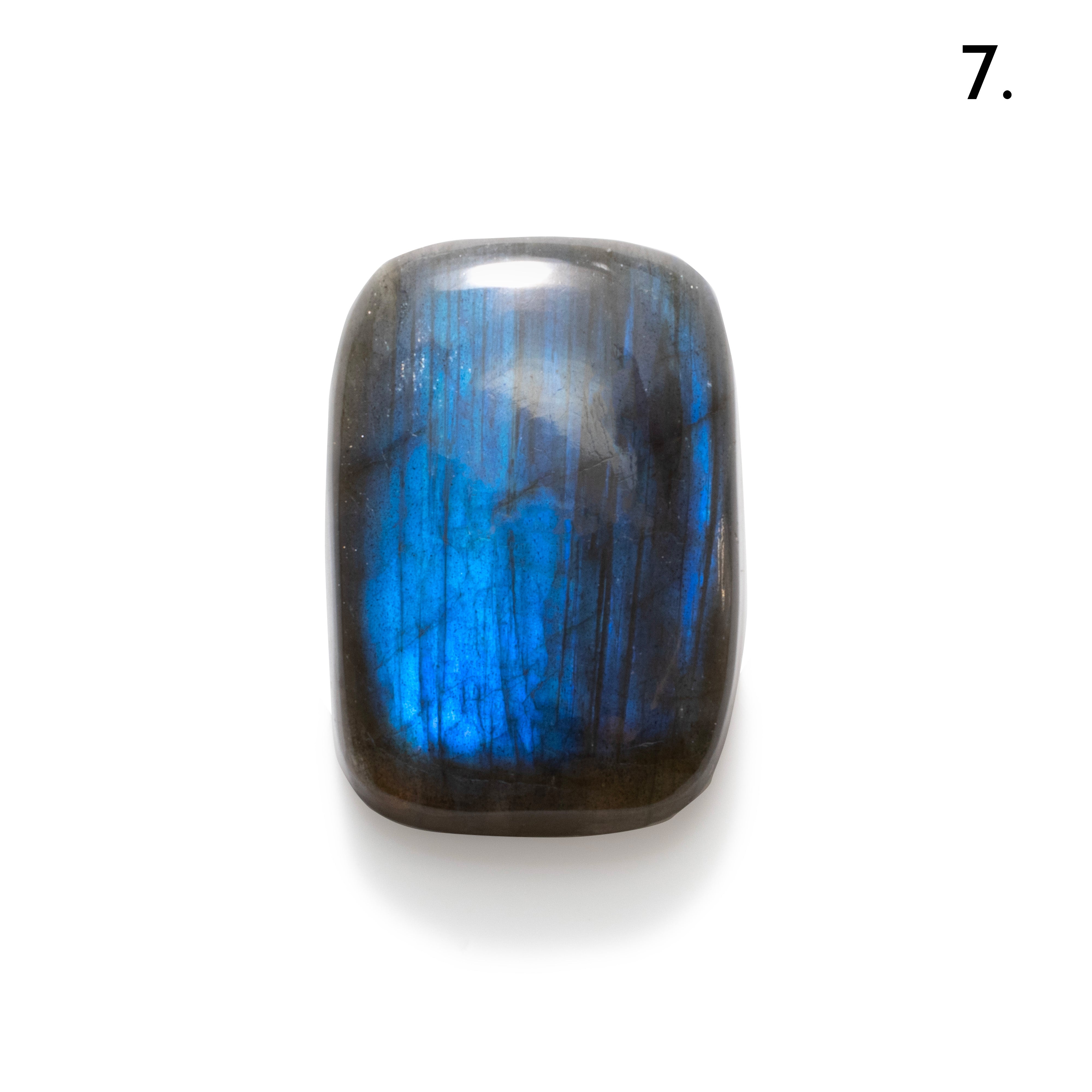 Blue Flash Labradorite Freeform Cabochons