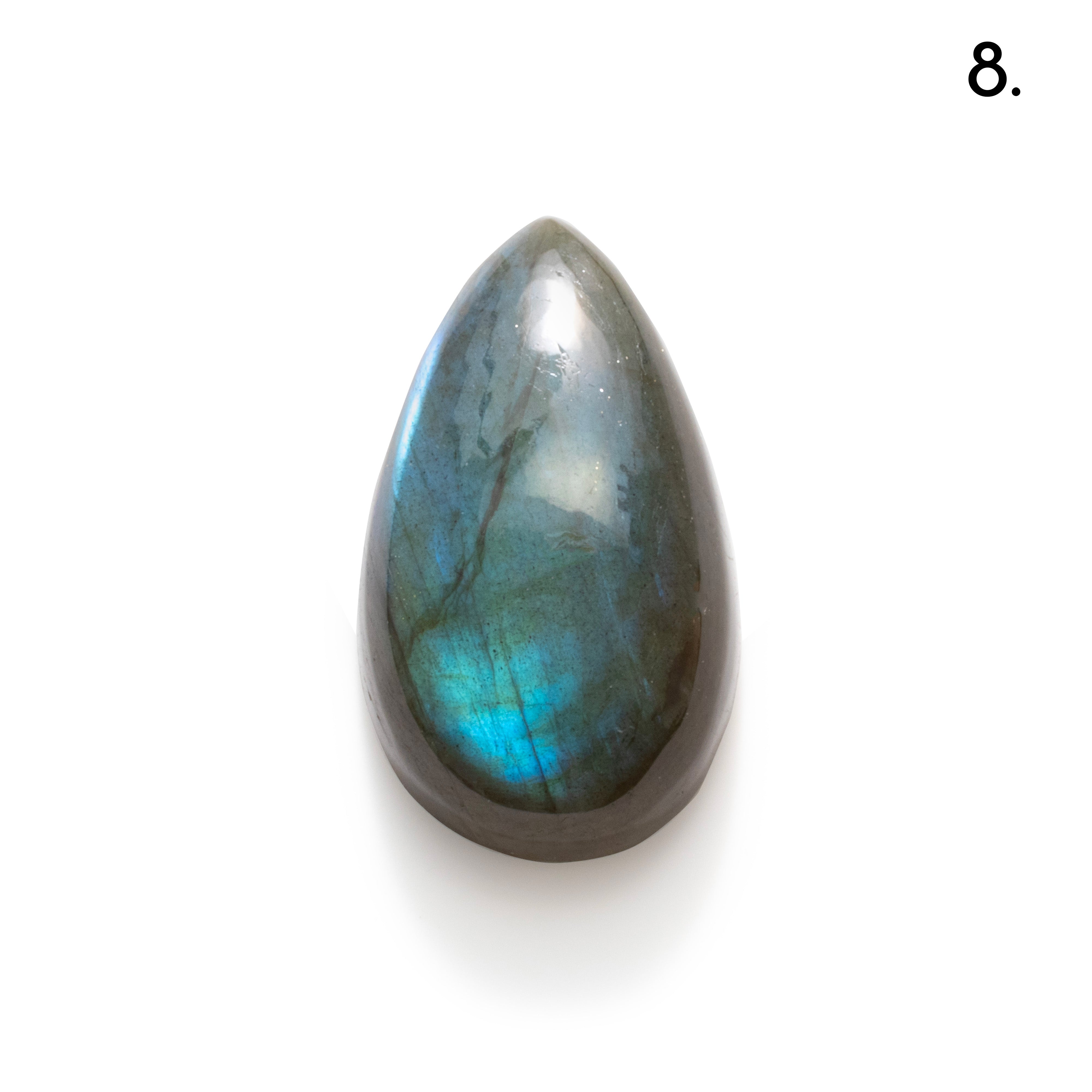 Blue Flash Labradorite Freeform Cabochons