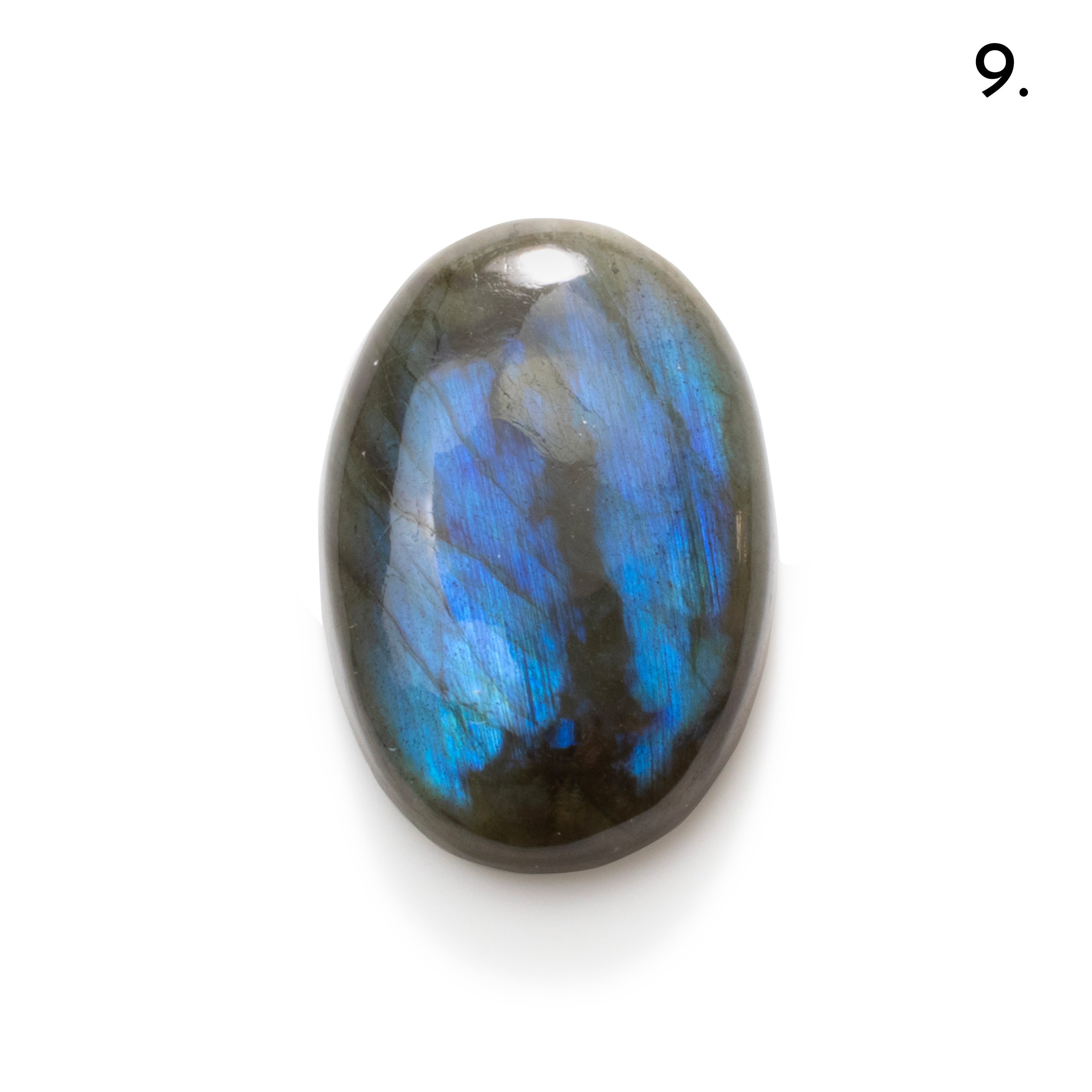 Blue Flash Labradorite Freeform Cabochons