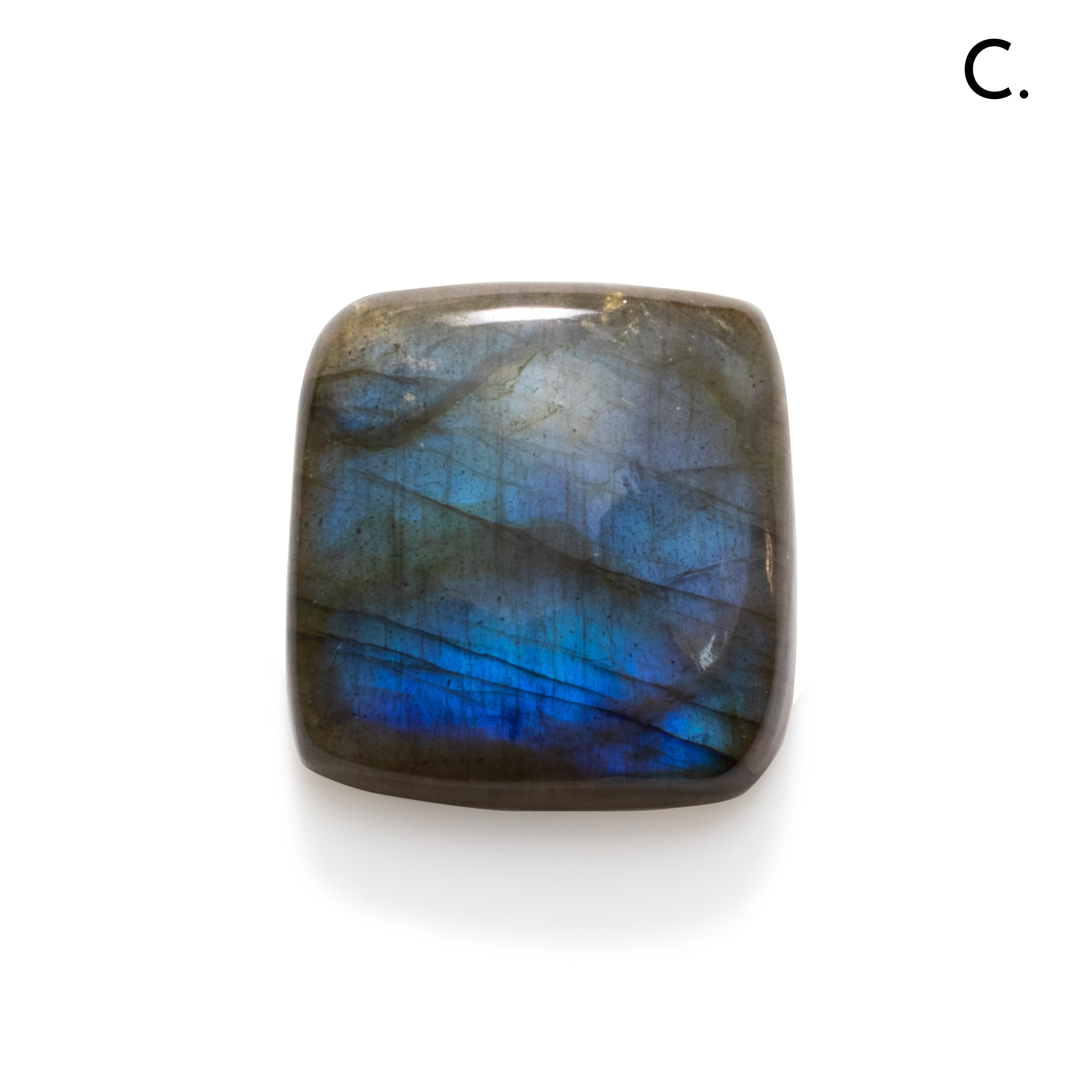 Imperfect Blue Flash Labradorite Freeform Cabochons