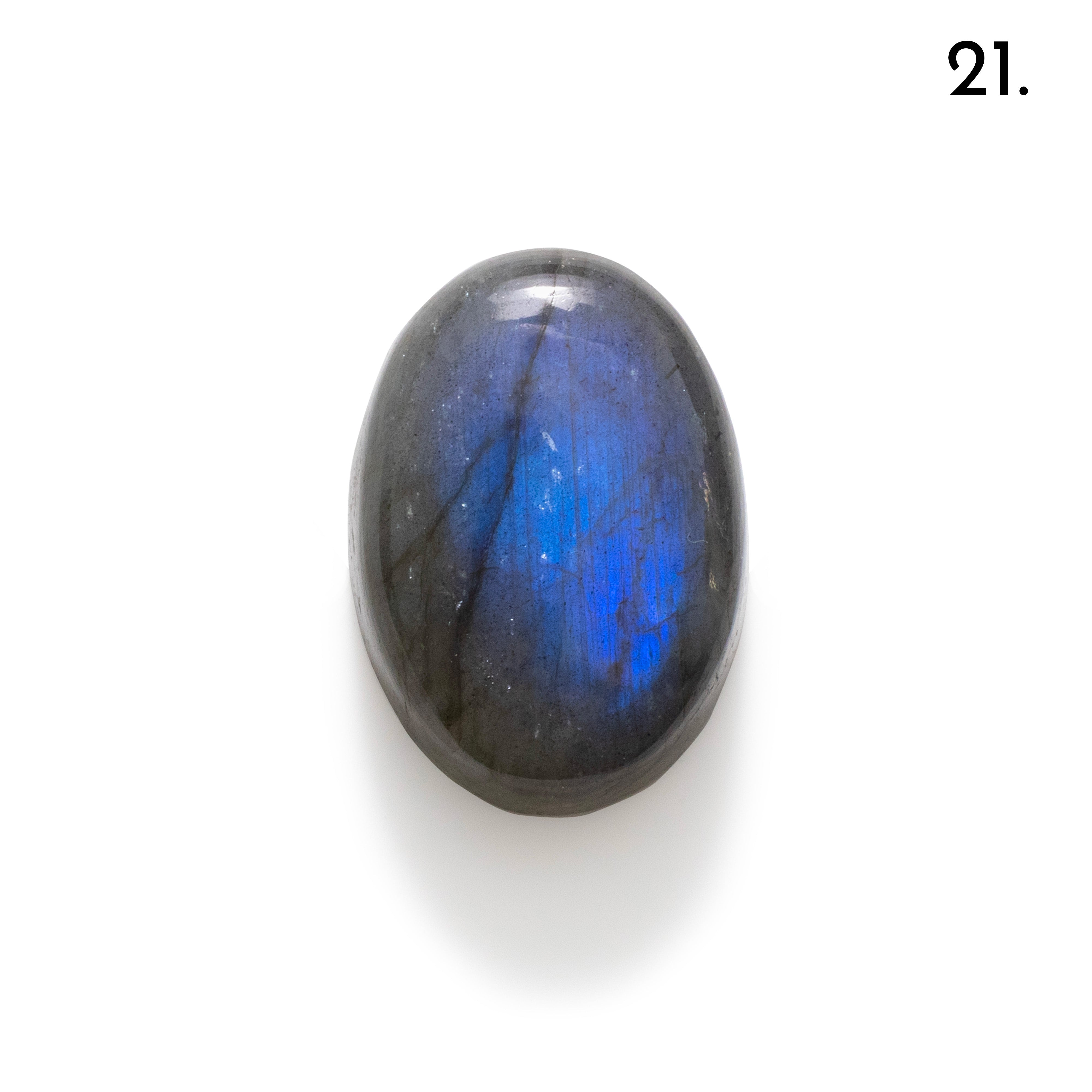 Blue Flash Labradorite Freeform Cabochons
