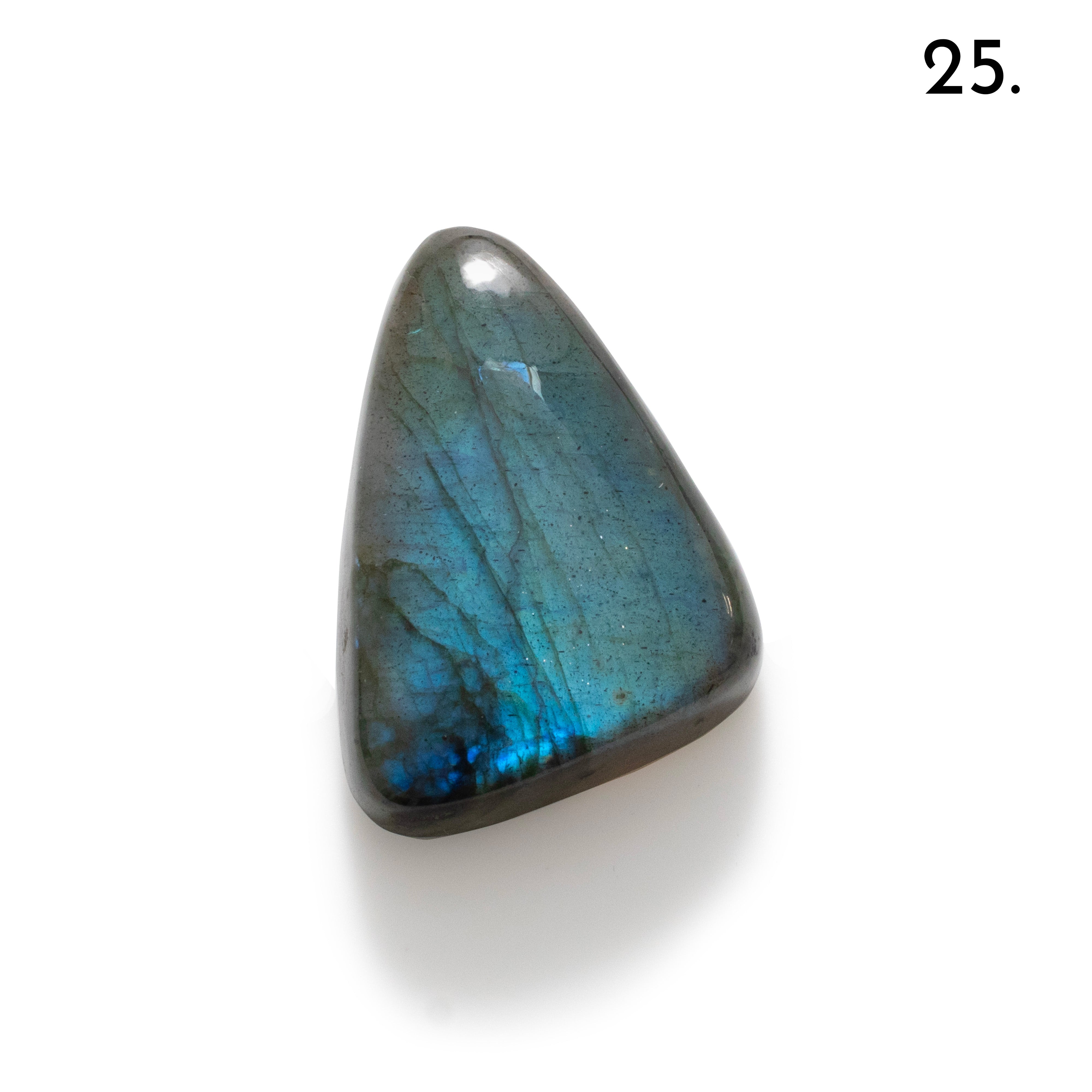 Blue Flash Labradorite Freeform Cabochons