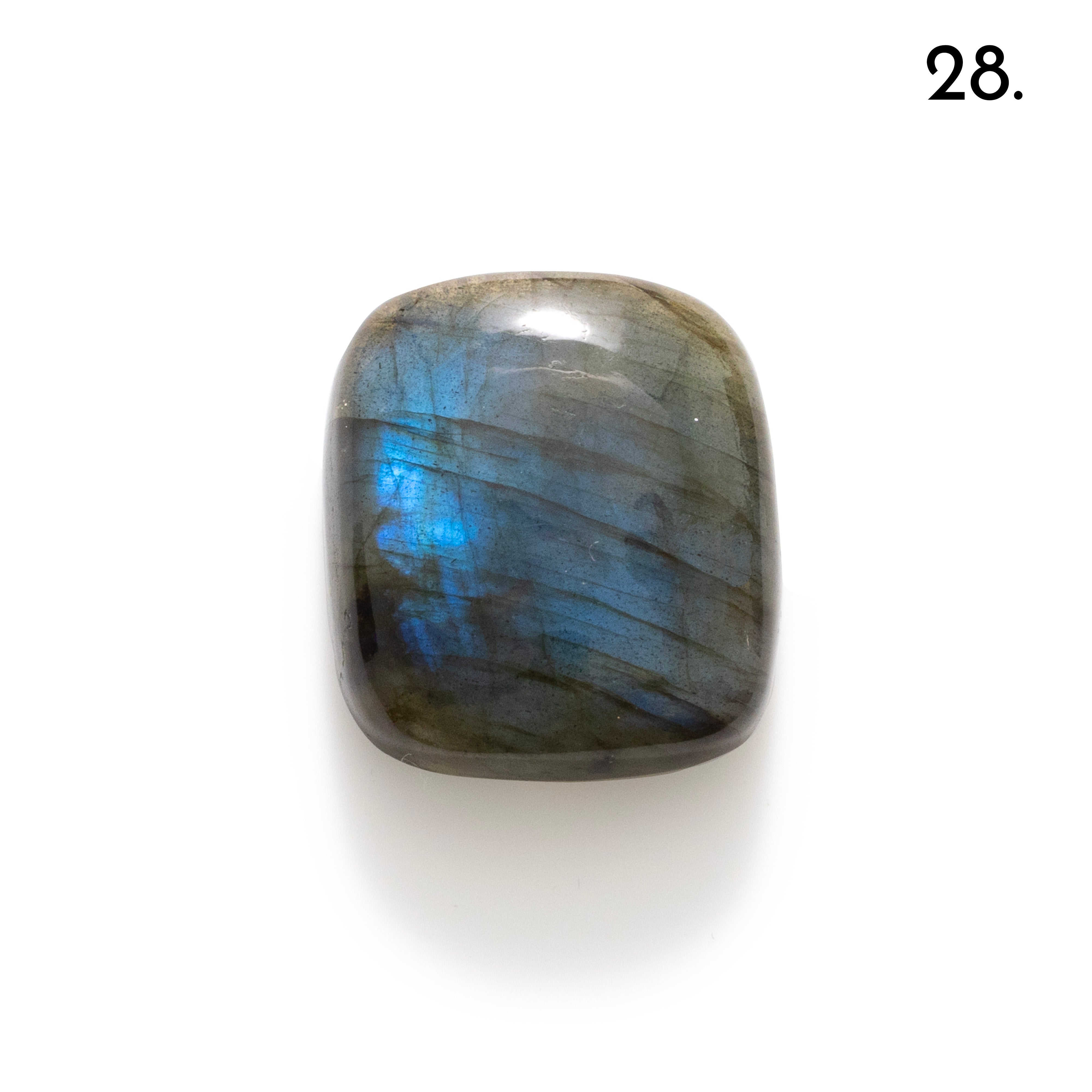 Blue Flash Labradorite Freeform Cabochons