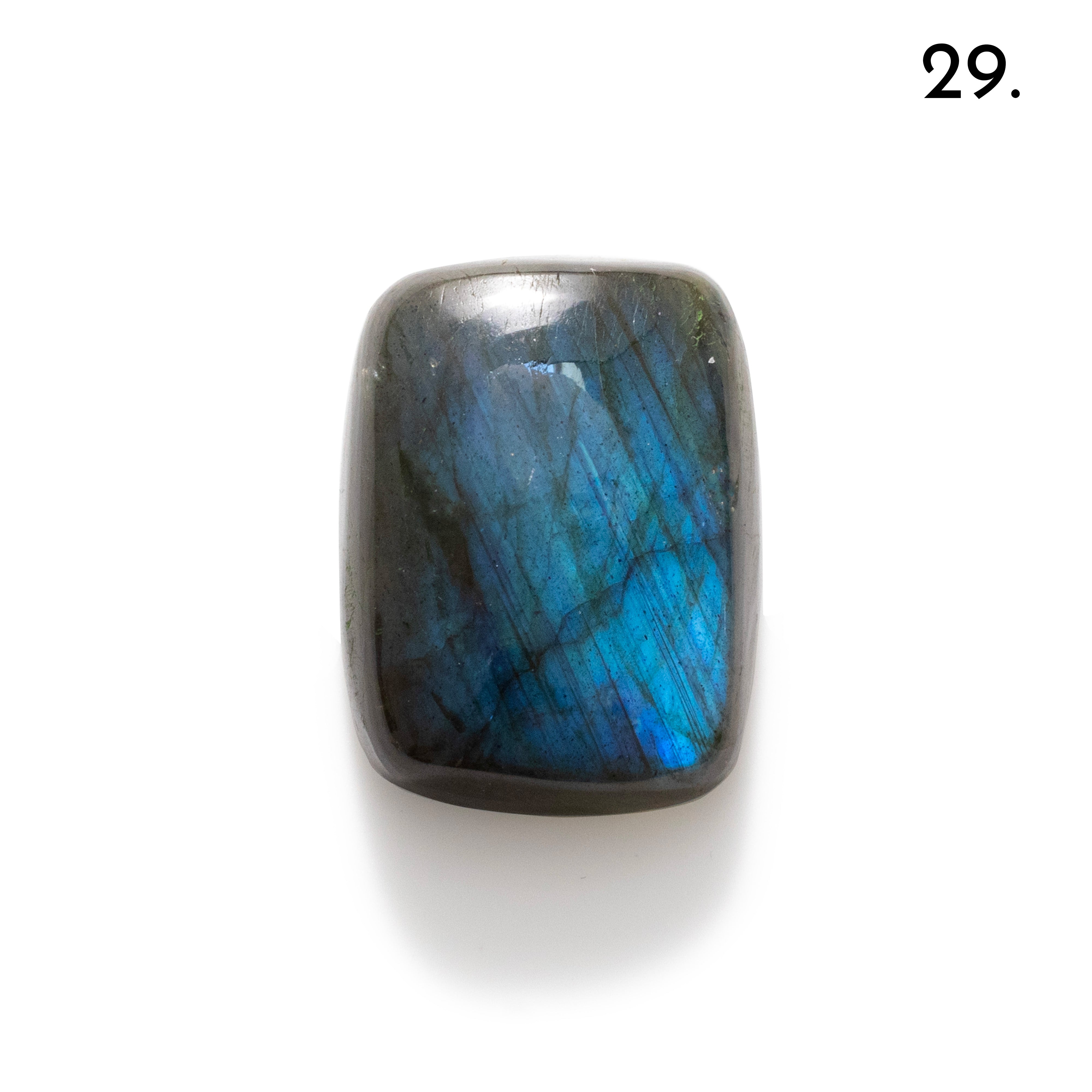Blue Flash Labradorite Freeform Cabochons