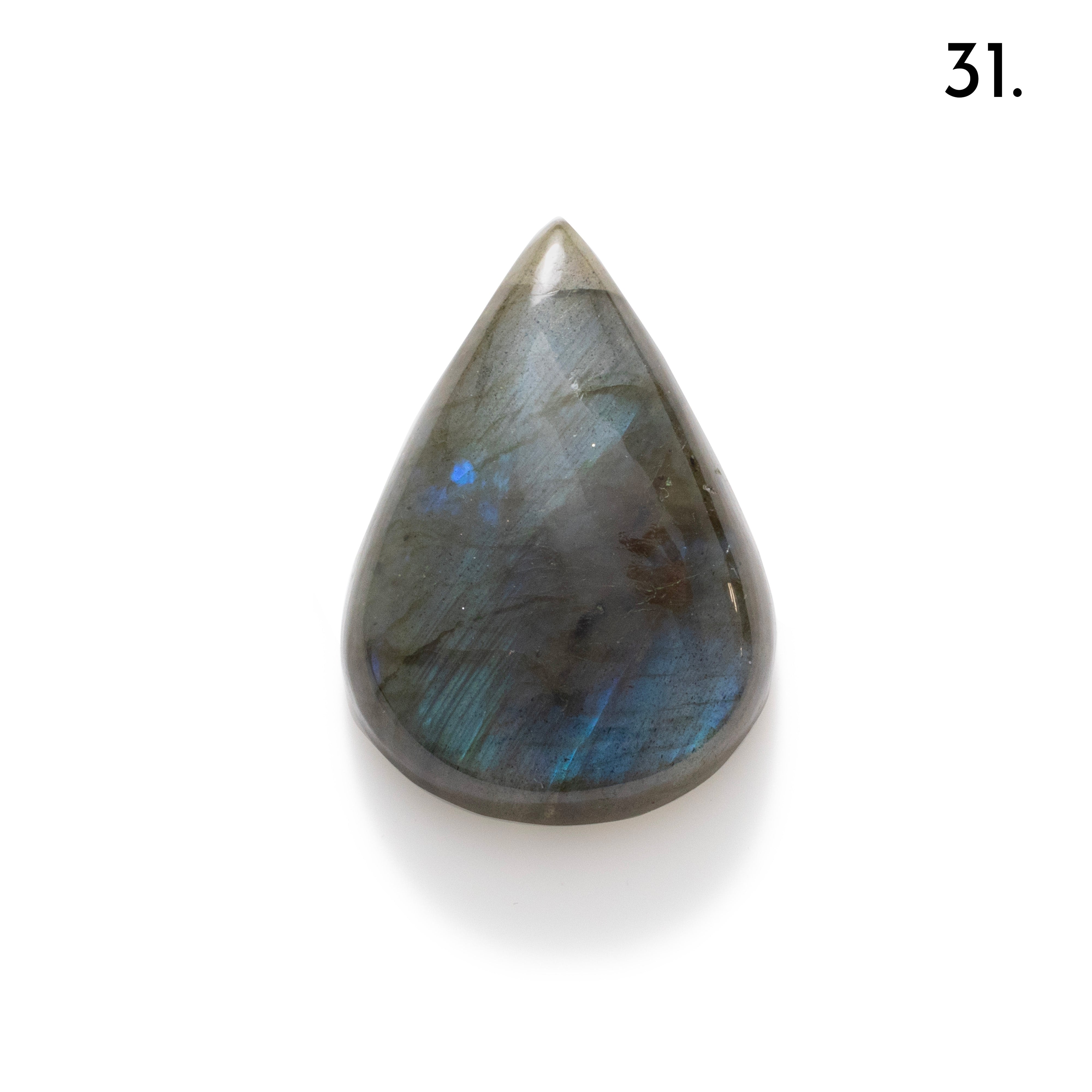 Blue Flash Labradorite Freeform Cabochons