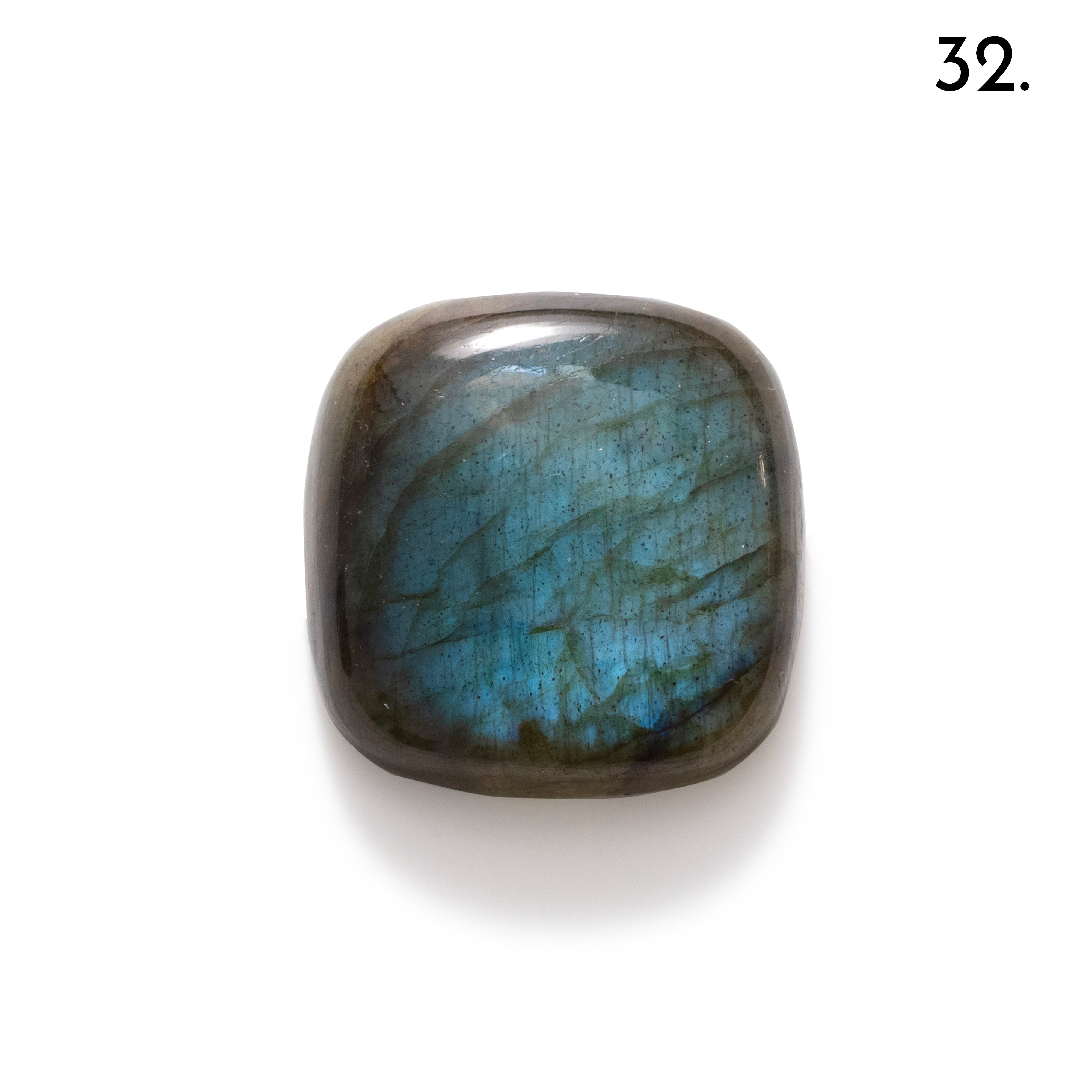 Blue Flash Labradorite Freeform Cabochons