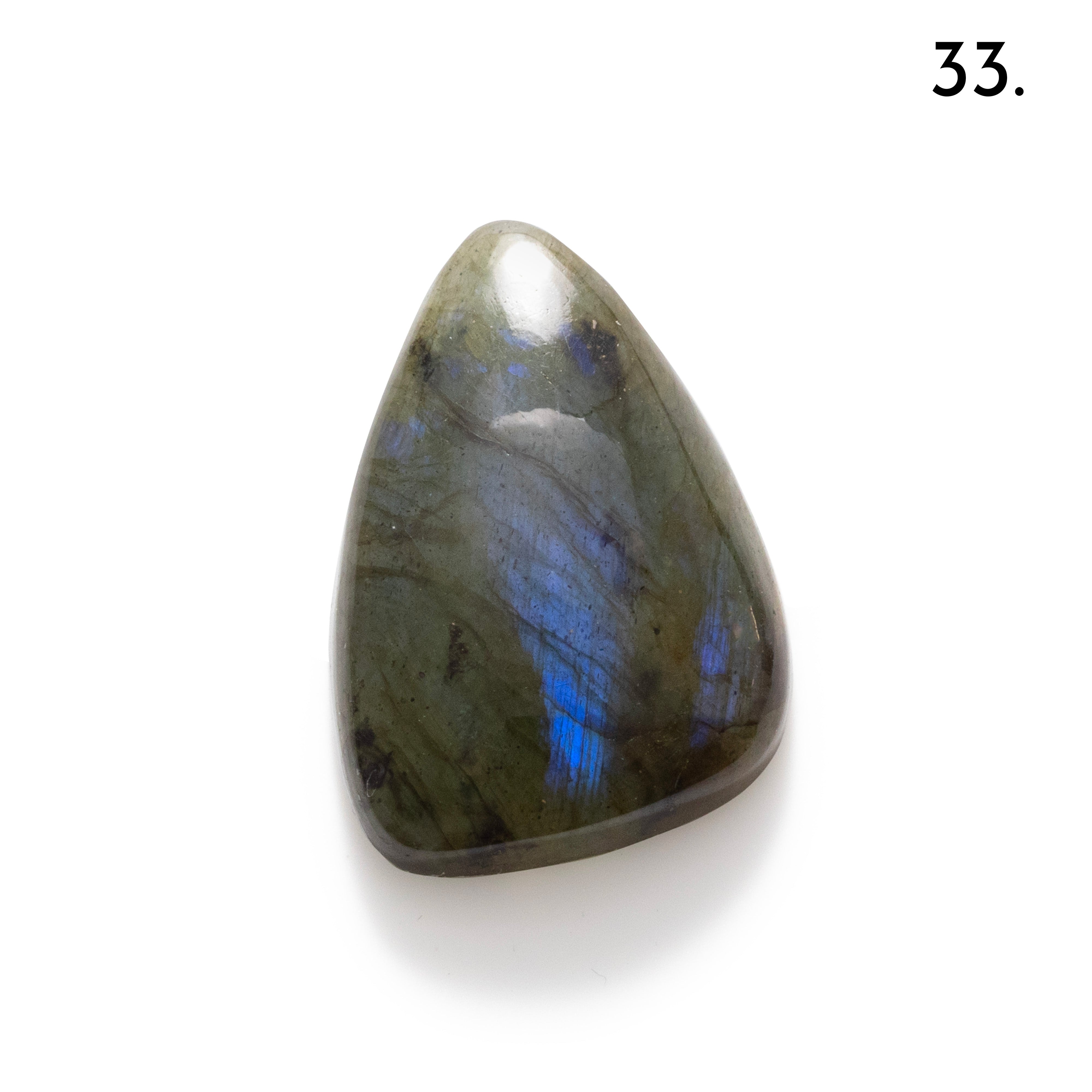 Blue Flash Labradorite Freeform Cabochons