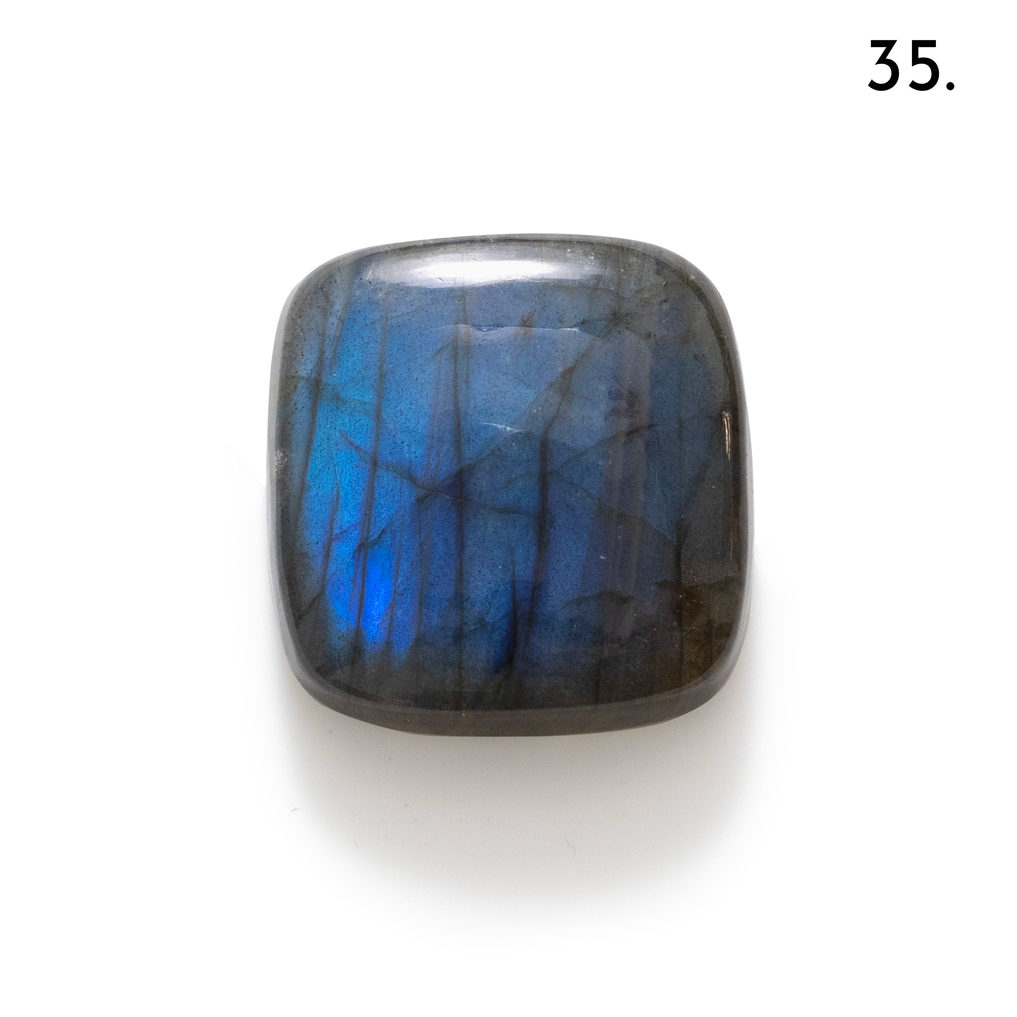 Blue Flash Labradorite Freeform Cabochons