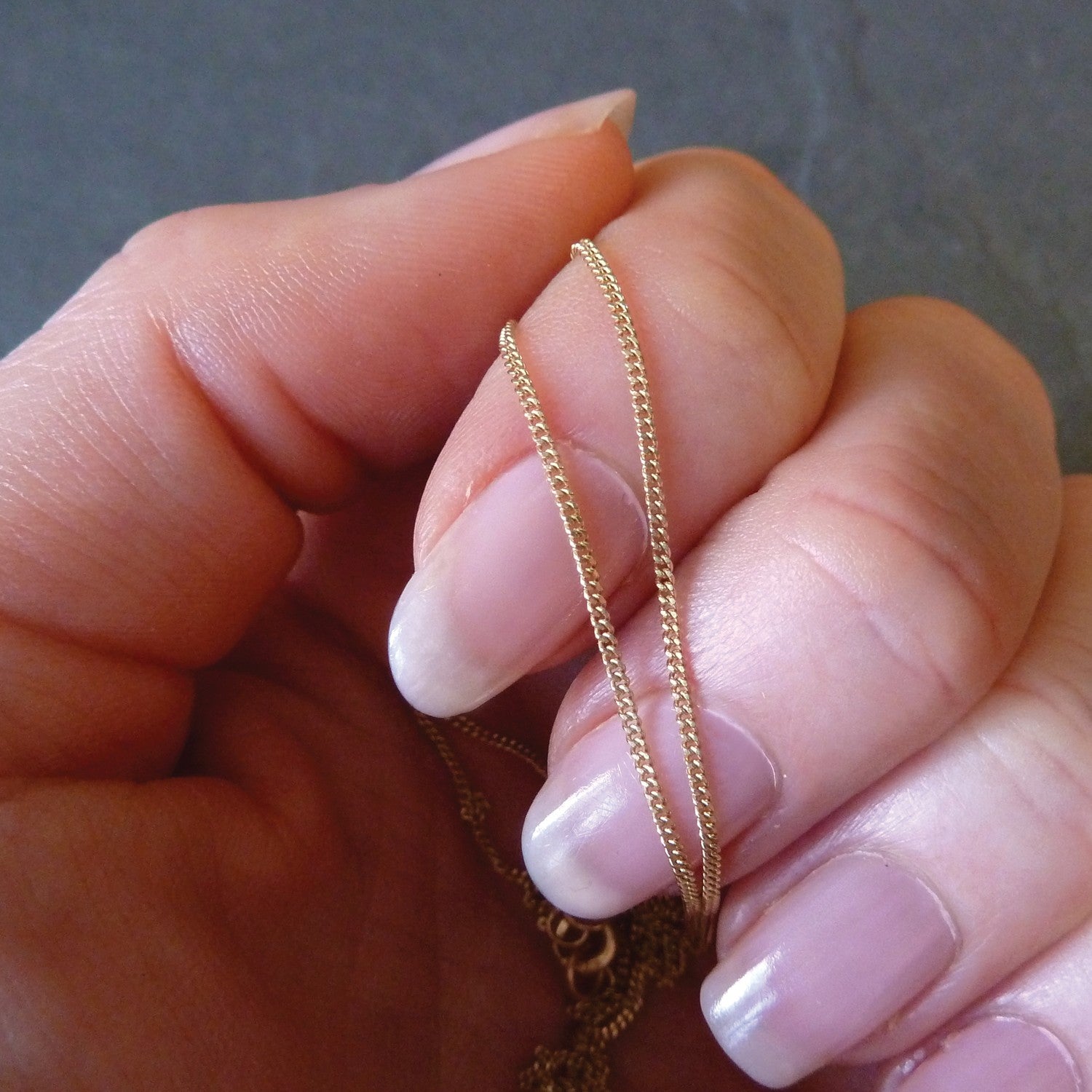 9ct Gold Filed Curb Chain