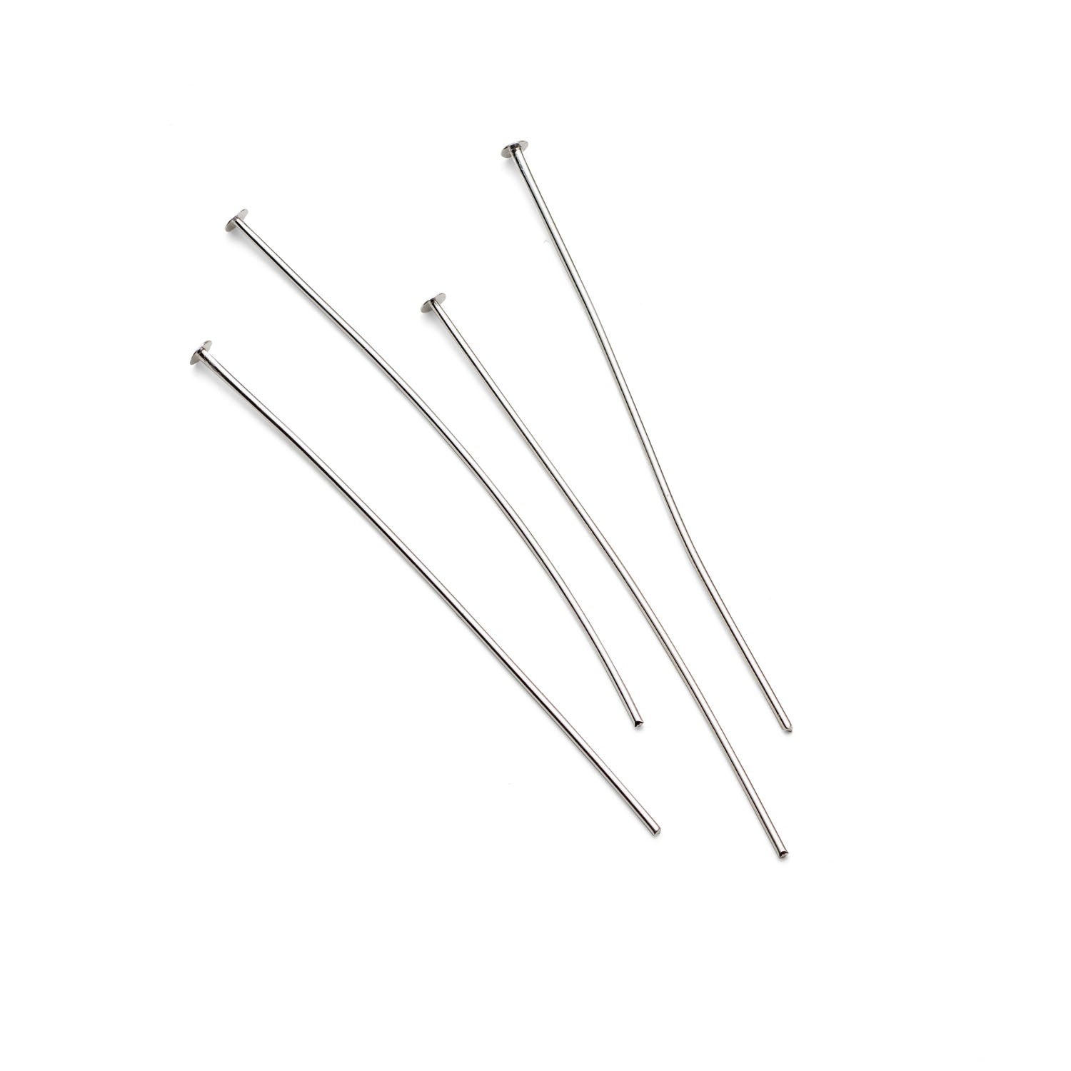 Plated 38mm Headpins pk50