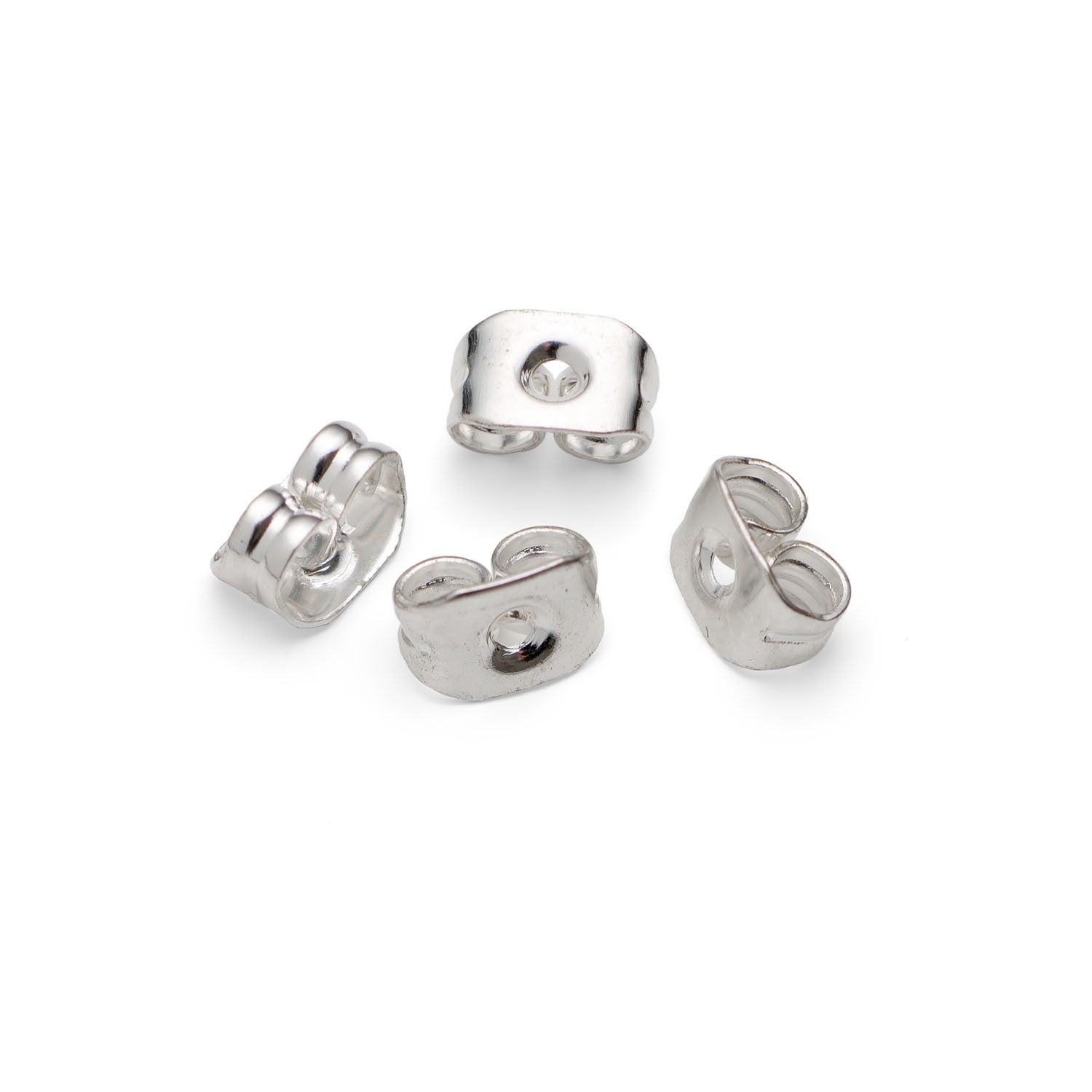 Plated Medium Earring Backs pk50