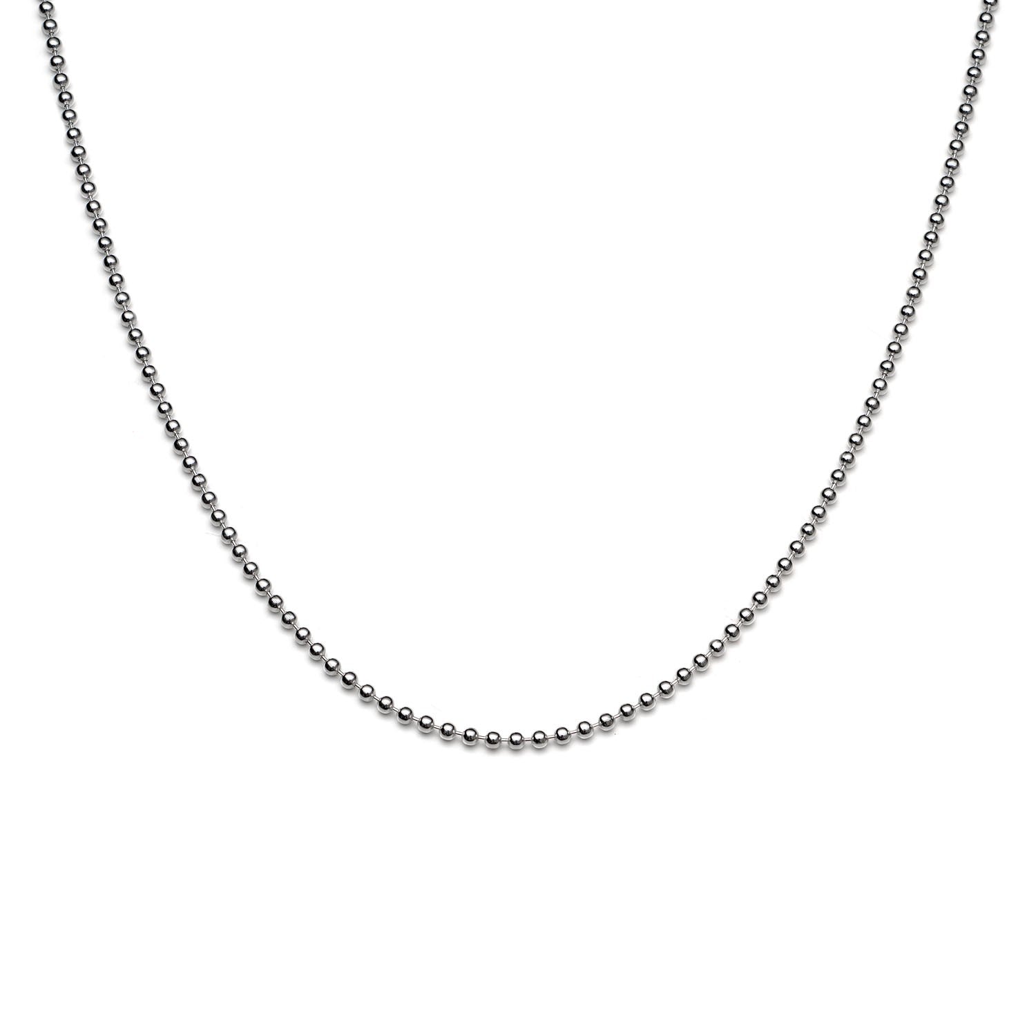 Sterling Silver Bead Chain