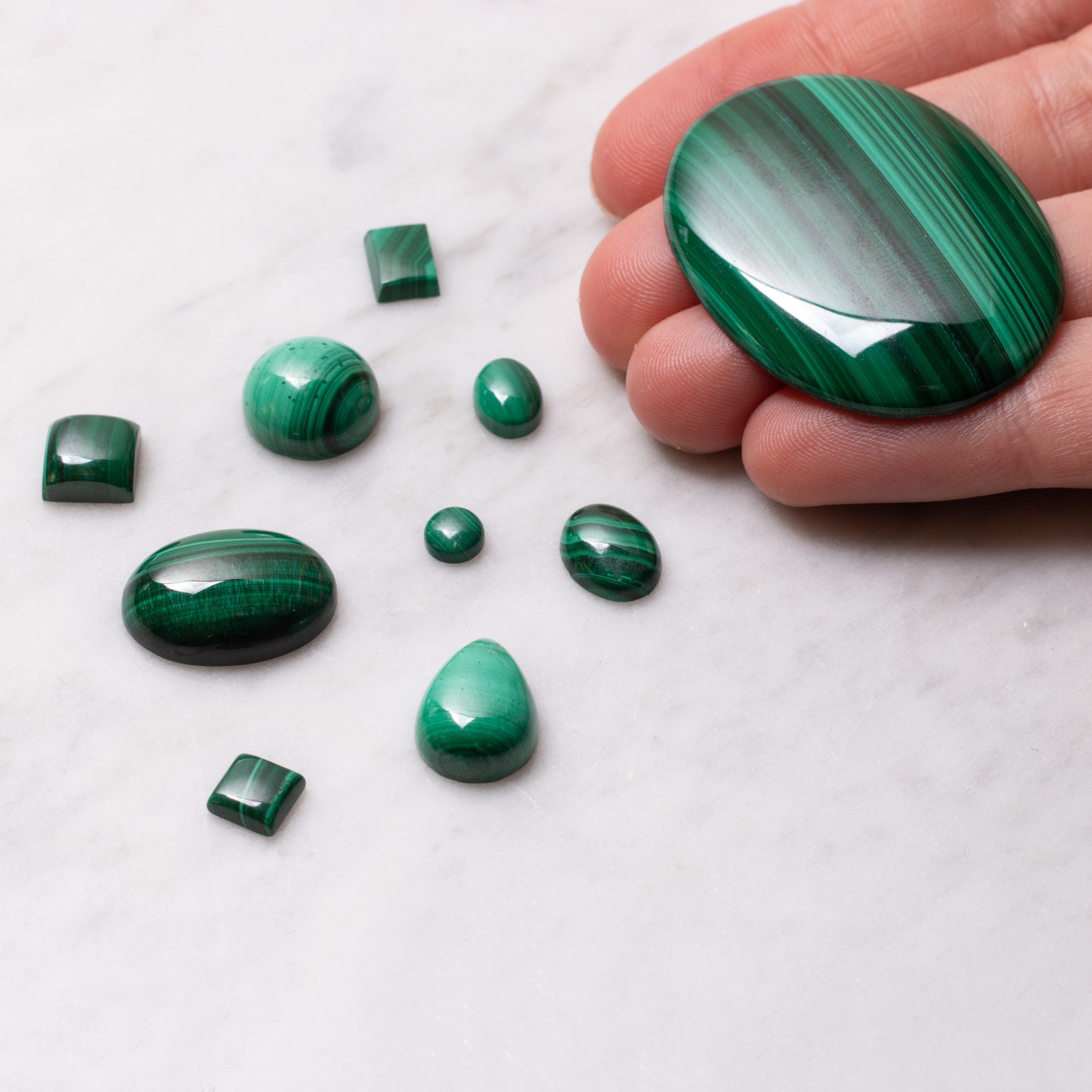 Malachite Cabochons
