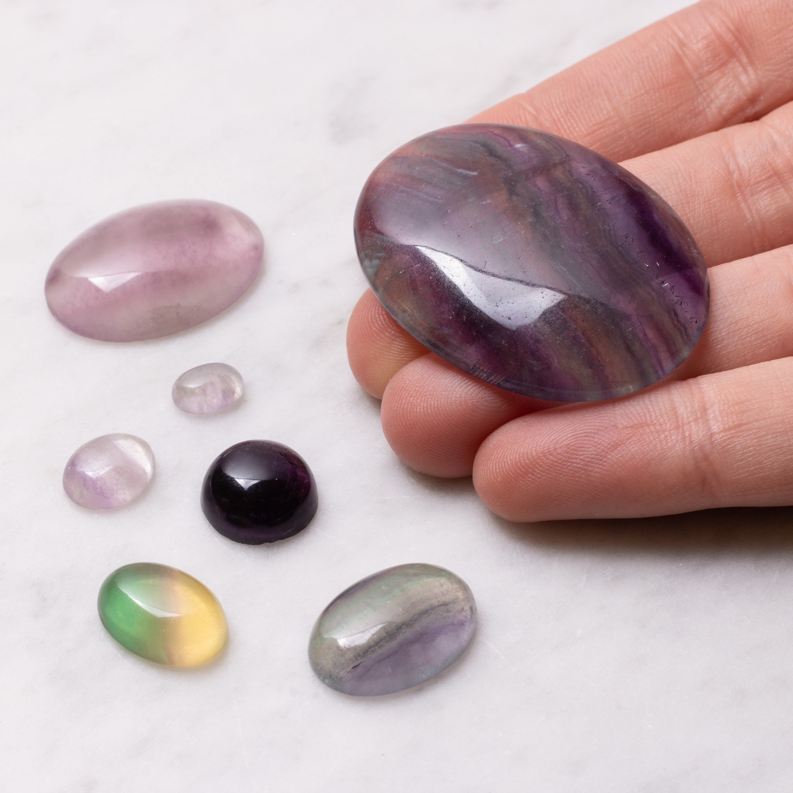 Fluorite Cabochons