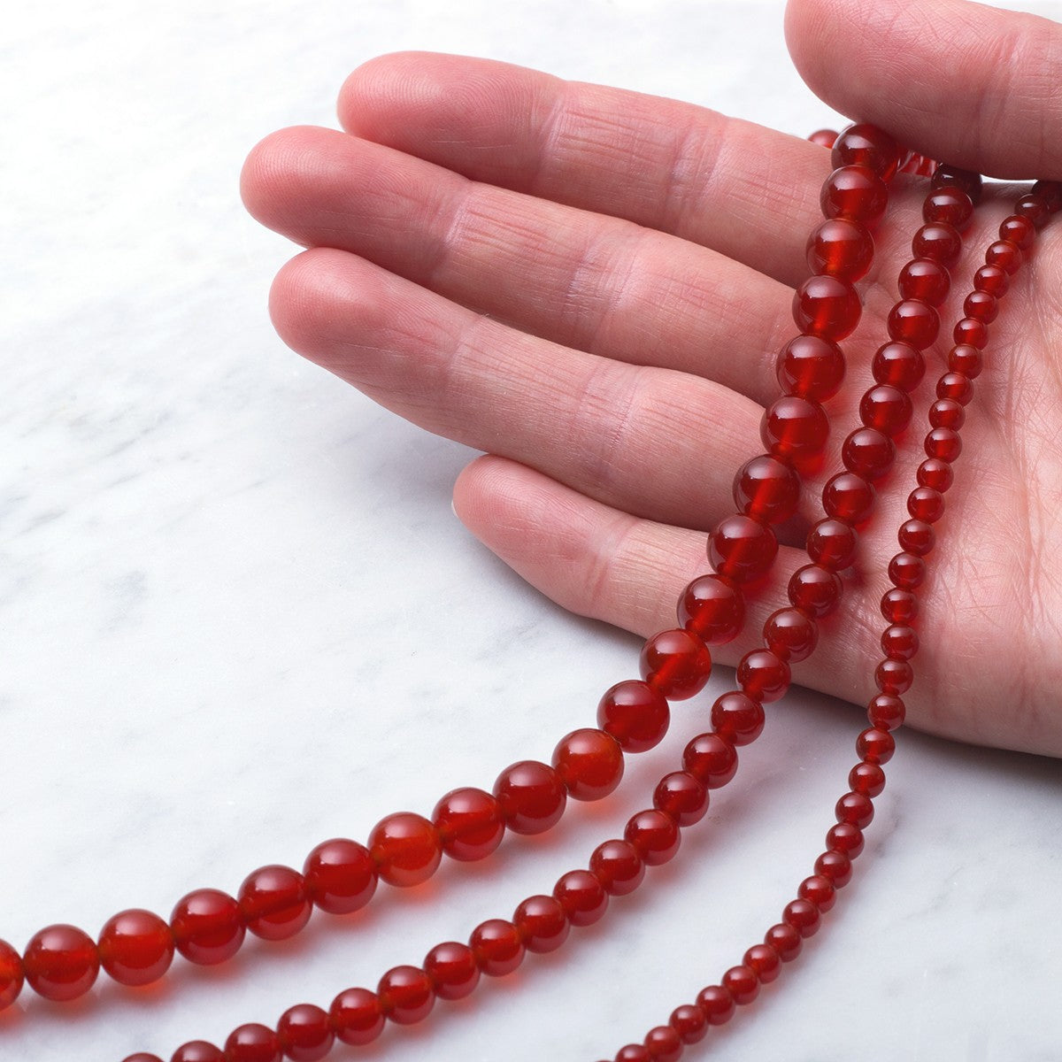 Carnelian Round Beads