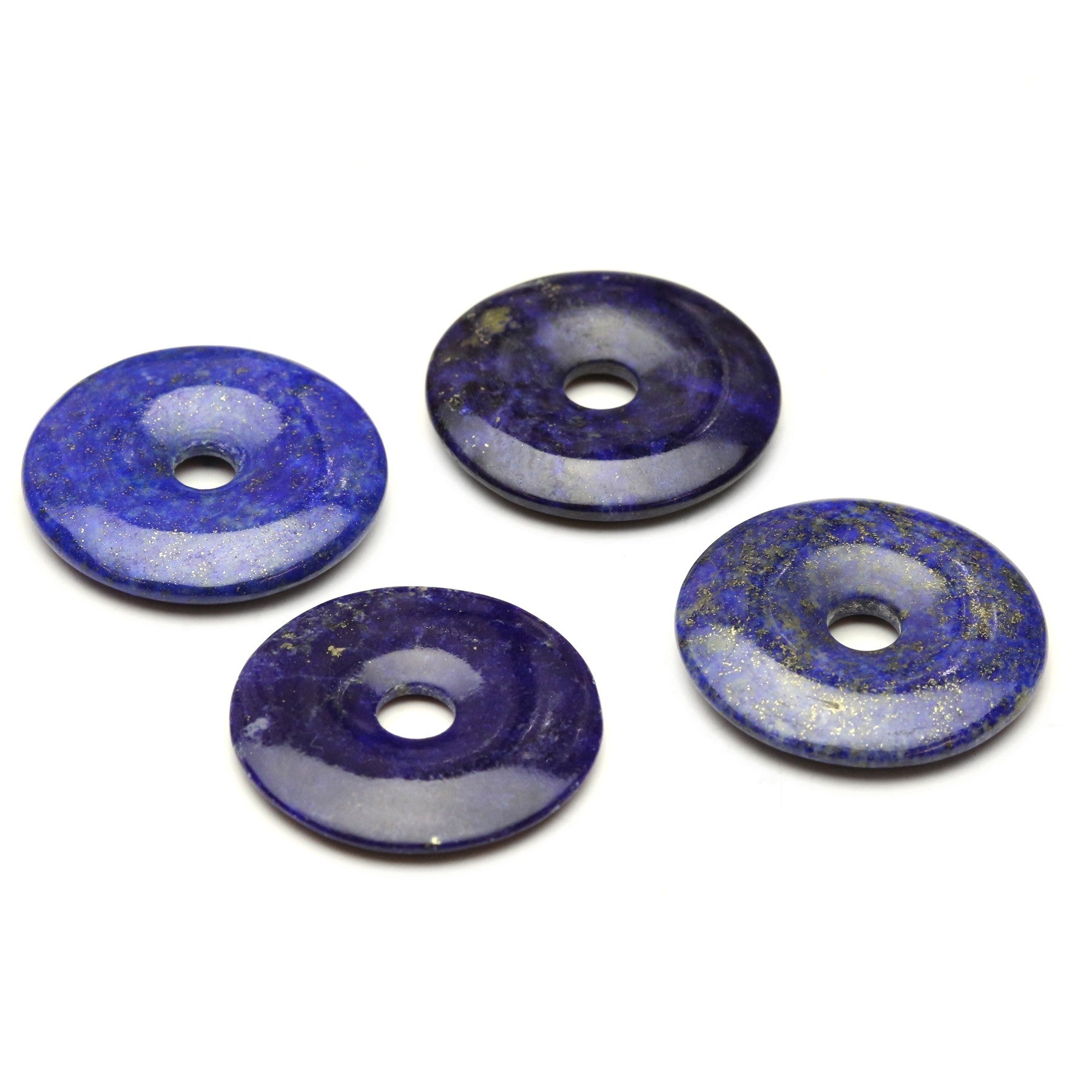 Lapis Lazuli Gemstone Donuts Approx 30mm