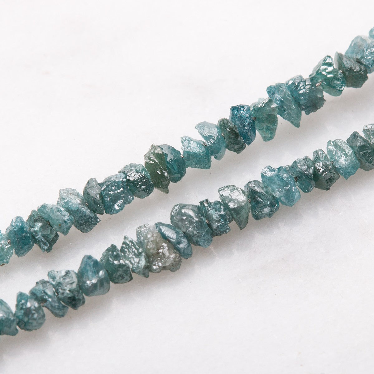 Blue Diamond Natural Rough Nugget Beads