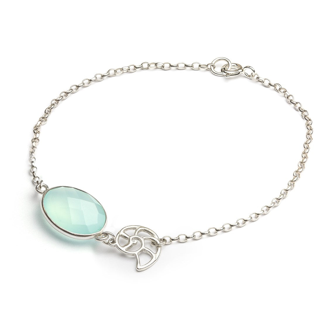 Sterling Silver Nautilus Charm