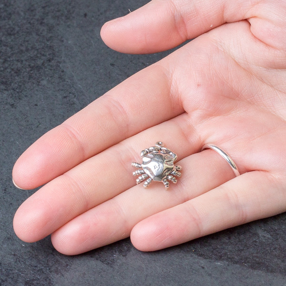 Sterling Silver Crab Charm