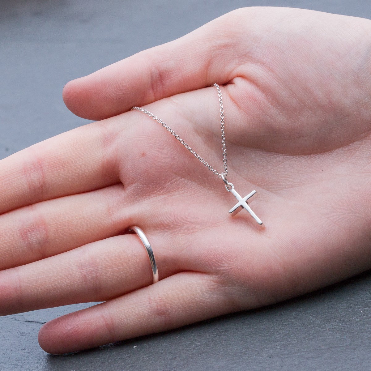 Sterling Silver Cross Charm