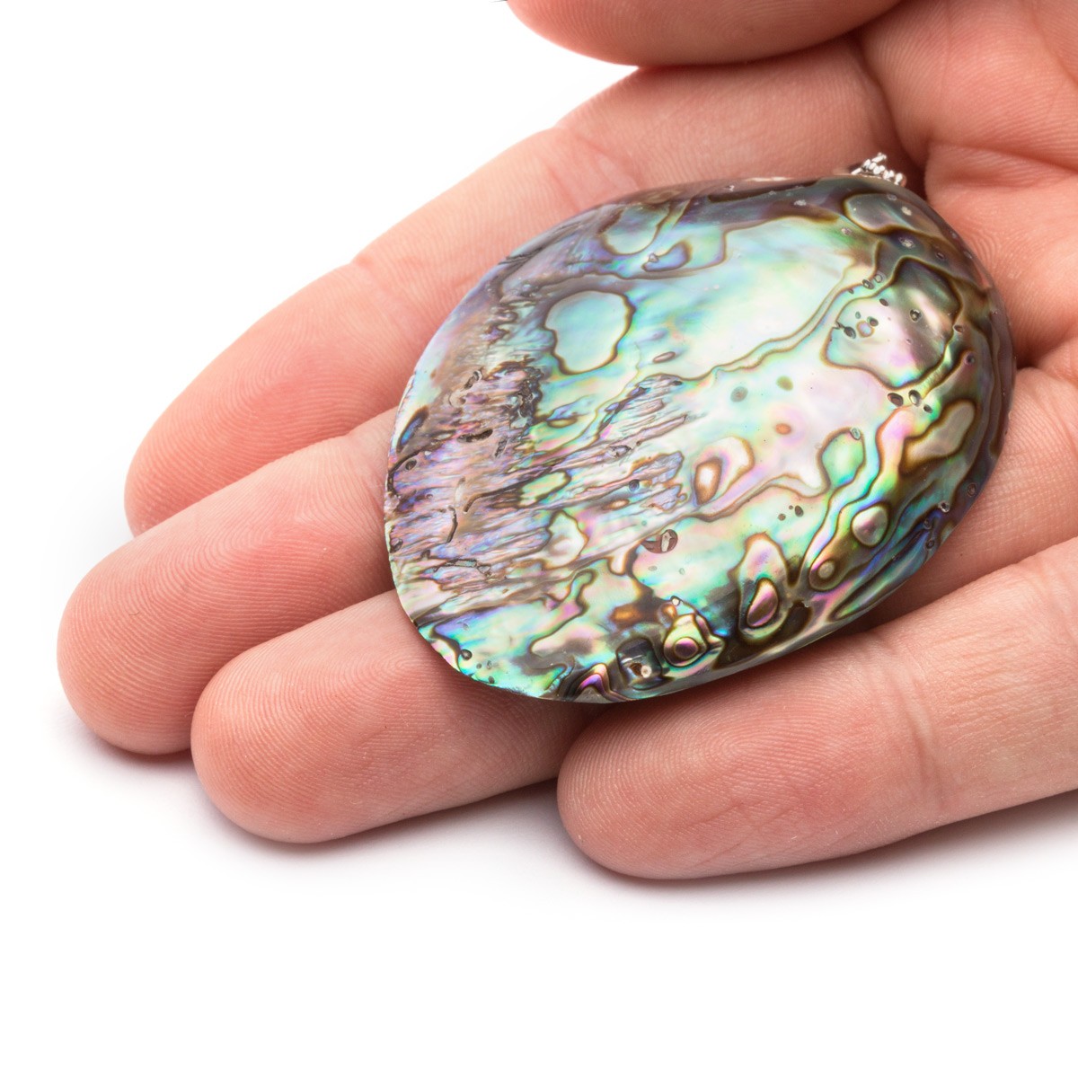 Paua Shell Oval Pendants From Approx 50x40mm