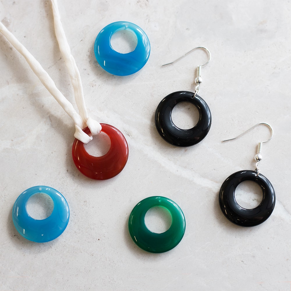 Black Onyx Agogo Pendant