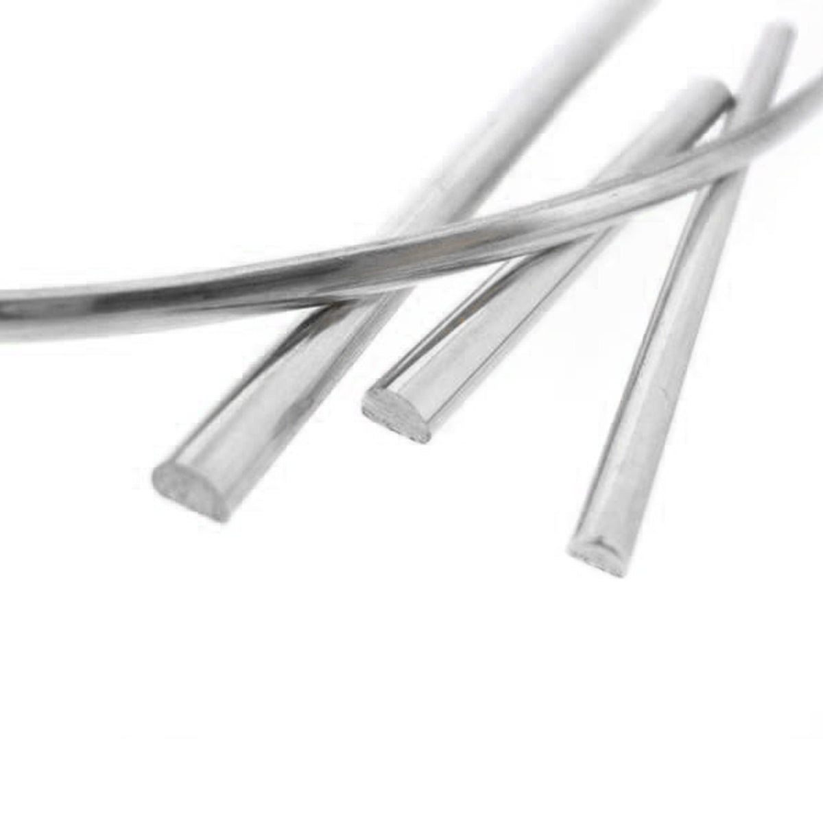 Sterling Silver D-shape Wire For Jewellery Making | Kernowcraft