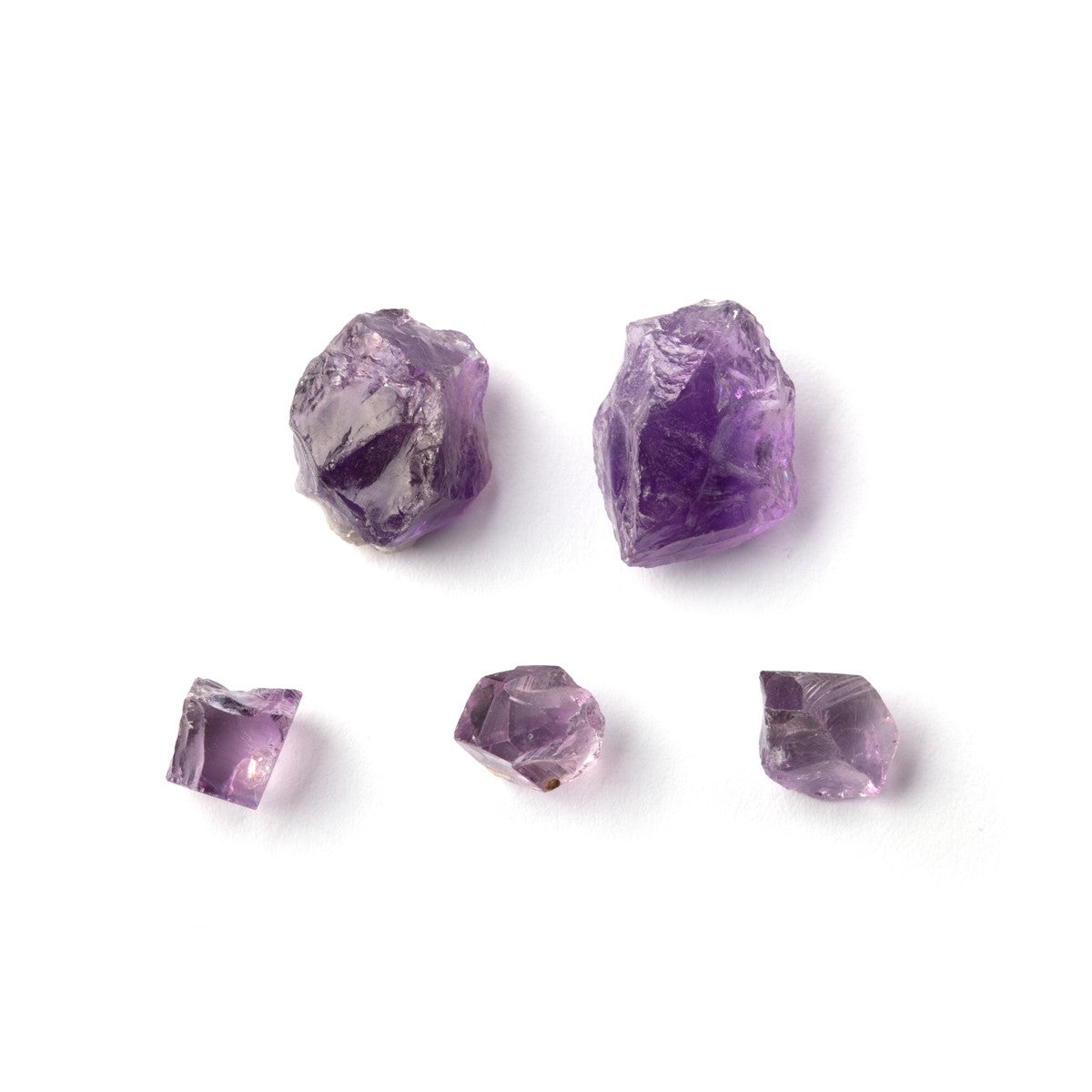 Rough Amethyst Natural Crystals Undrilled