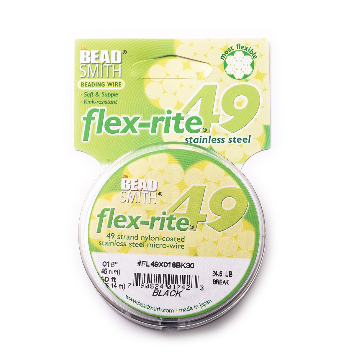 Flex-Rite 49 Stainless Steel Jewellery Wire 0.45mm