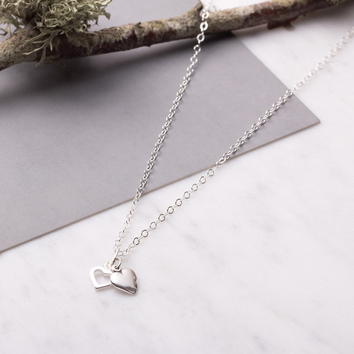 Sterling Silver Open Heart Charm