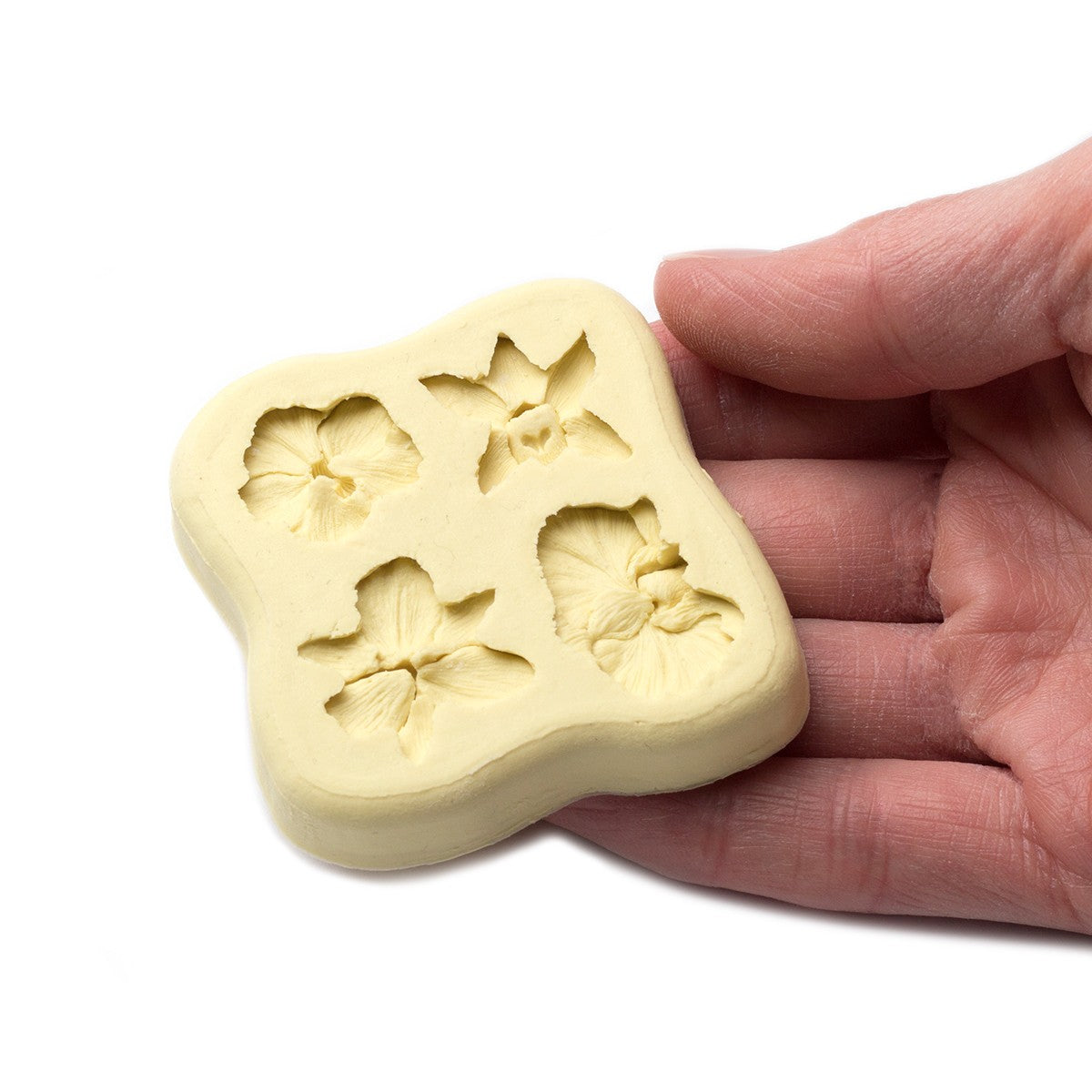 Mini Orchids Metal Clay Mould
