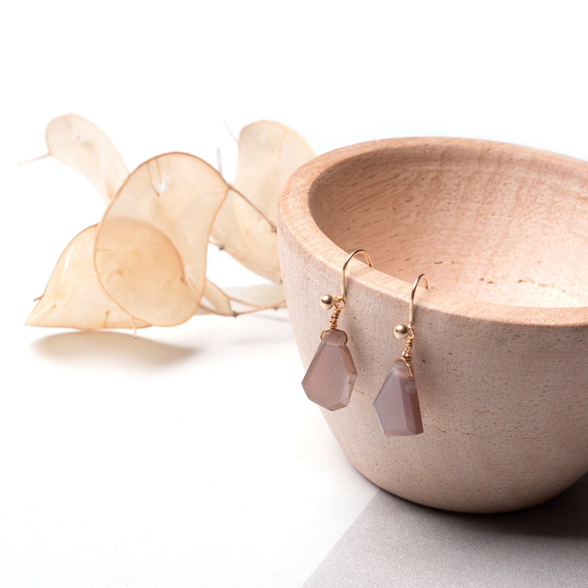 9ct Gold Plain Earwires With Ball Pair