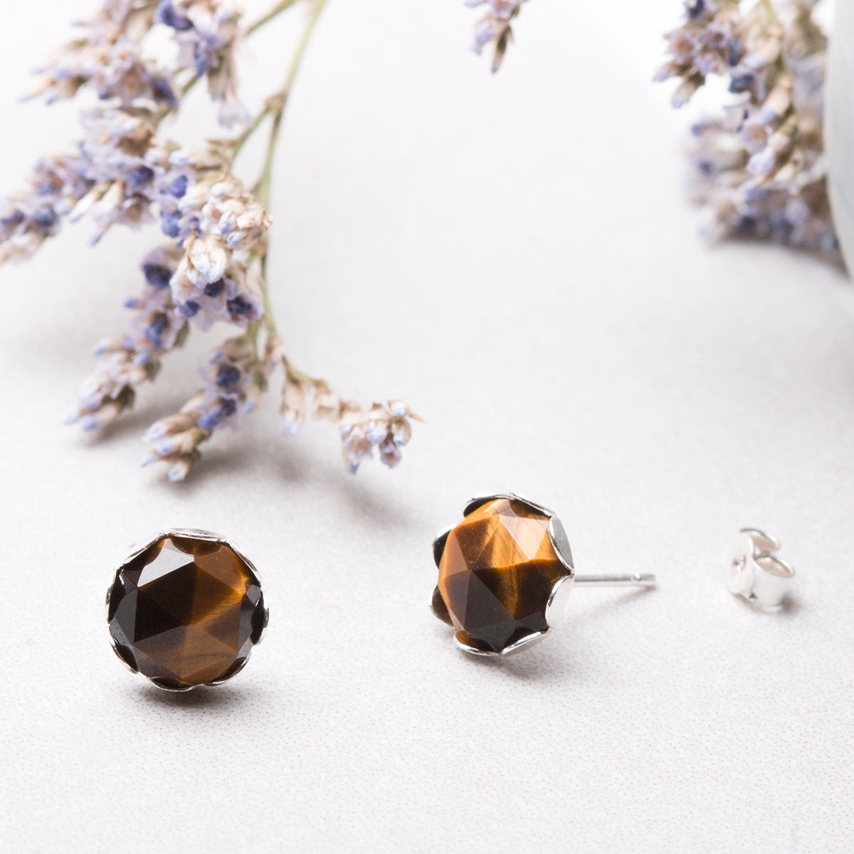 Golden Tiger's Eye Rose Cut Cabochons