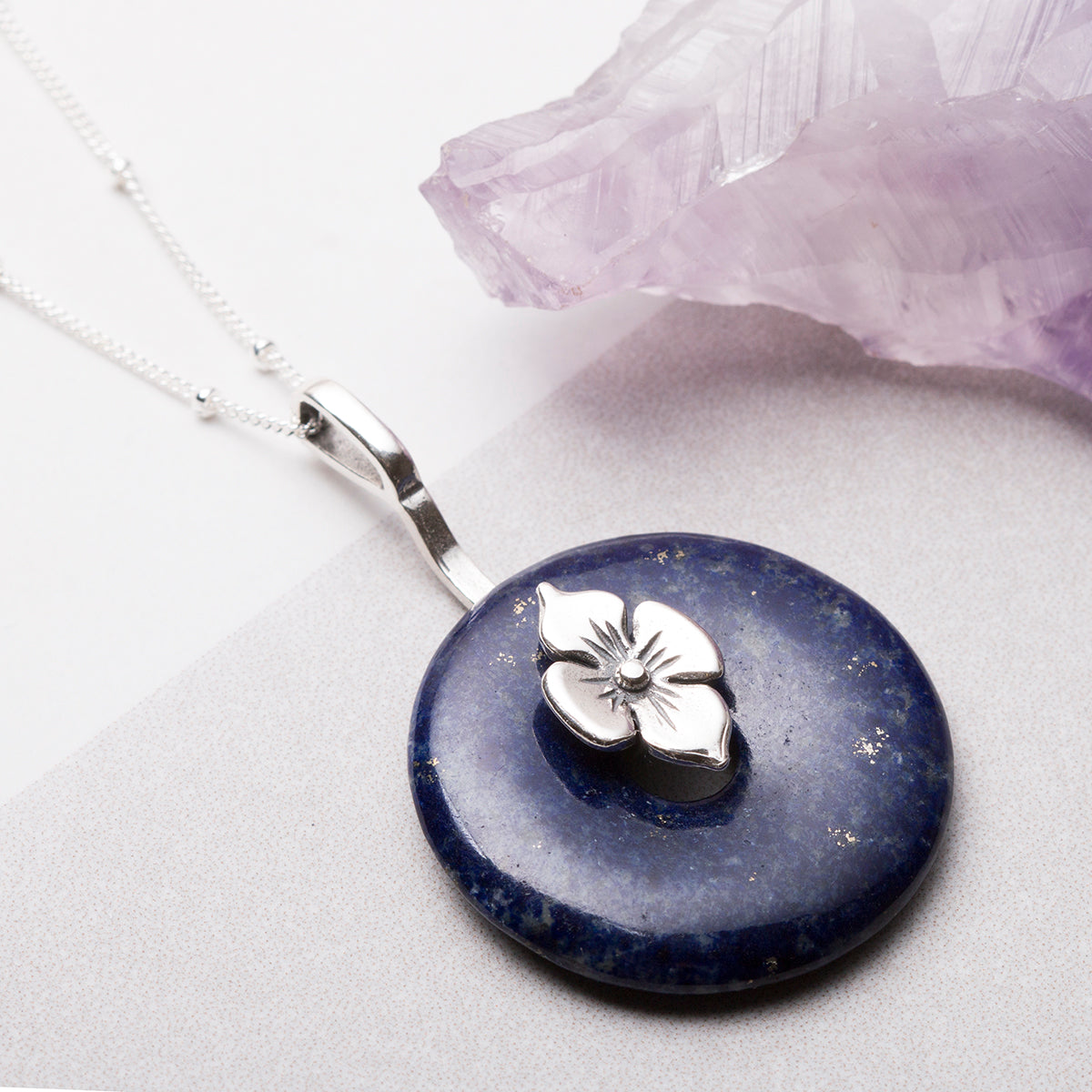 Lapis Lazuli Gemstone Donuts Approx 30mm