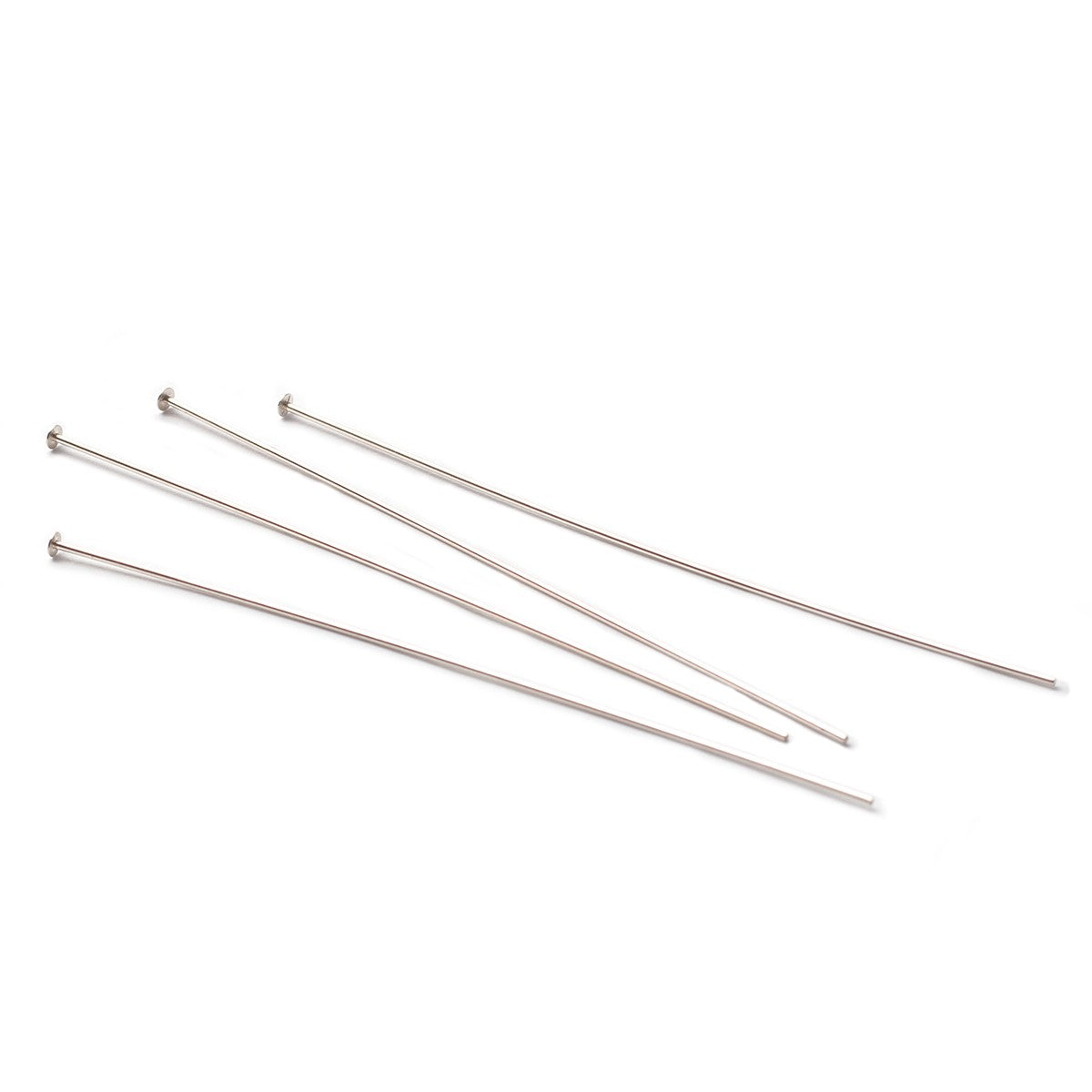 Sterling Silver 50mm Headpins pk10